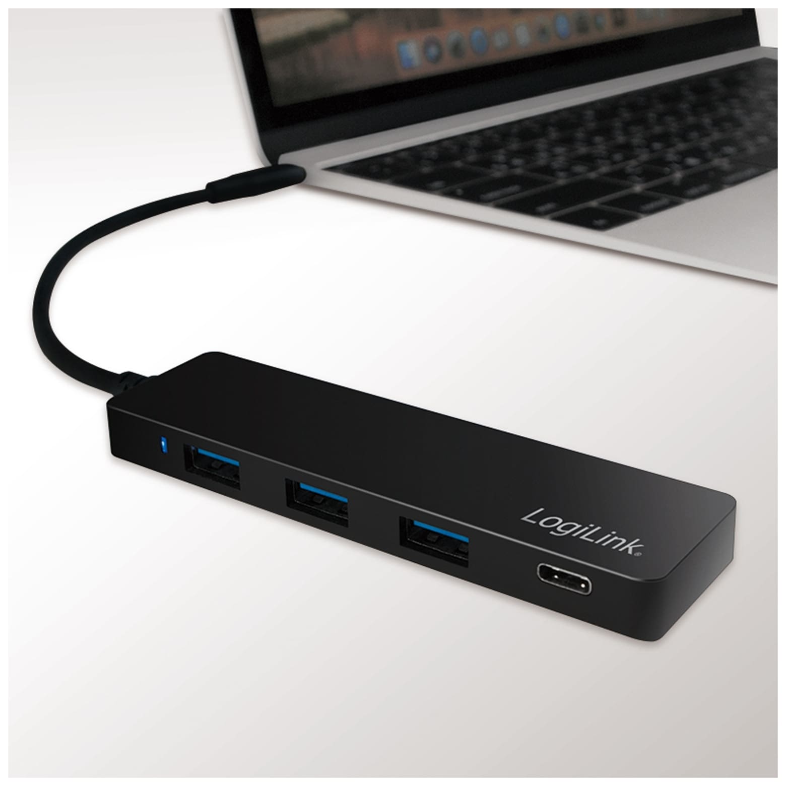 LOGILINK USB3.1 Typ-C Hub UA0311, 3x USB-A, 1x Typ-C