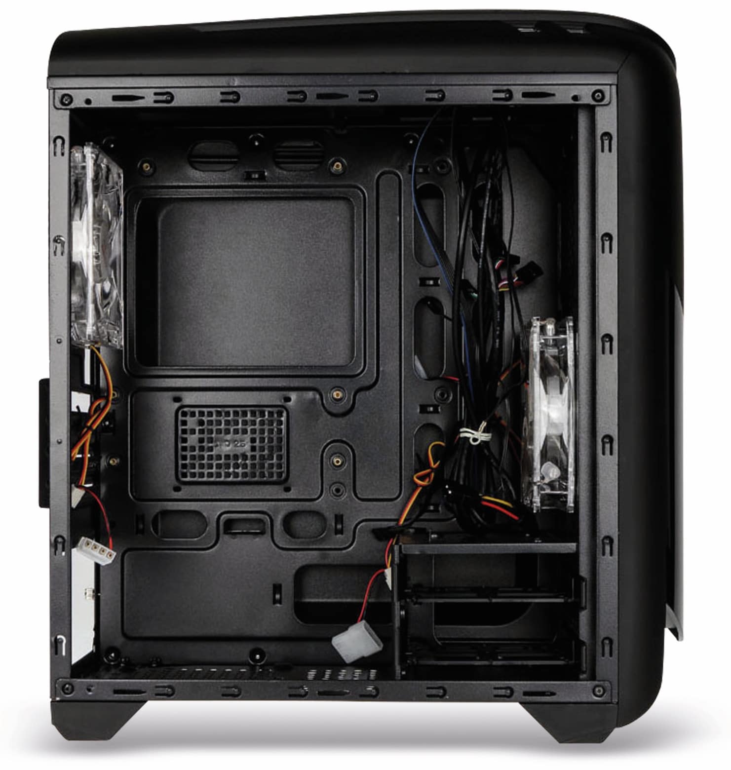 Kolink PC-Gehäuse Aviator M, Micro-Tower, schwarz