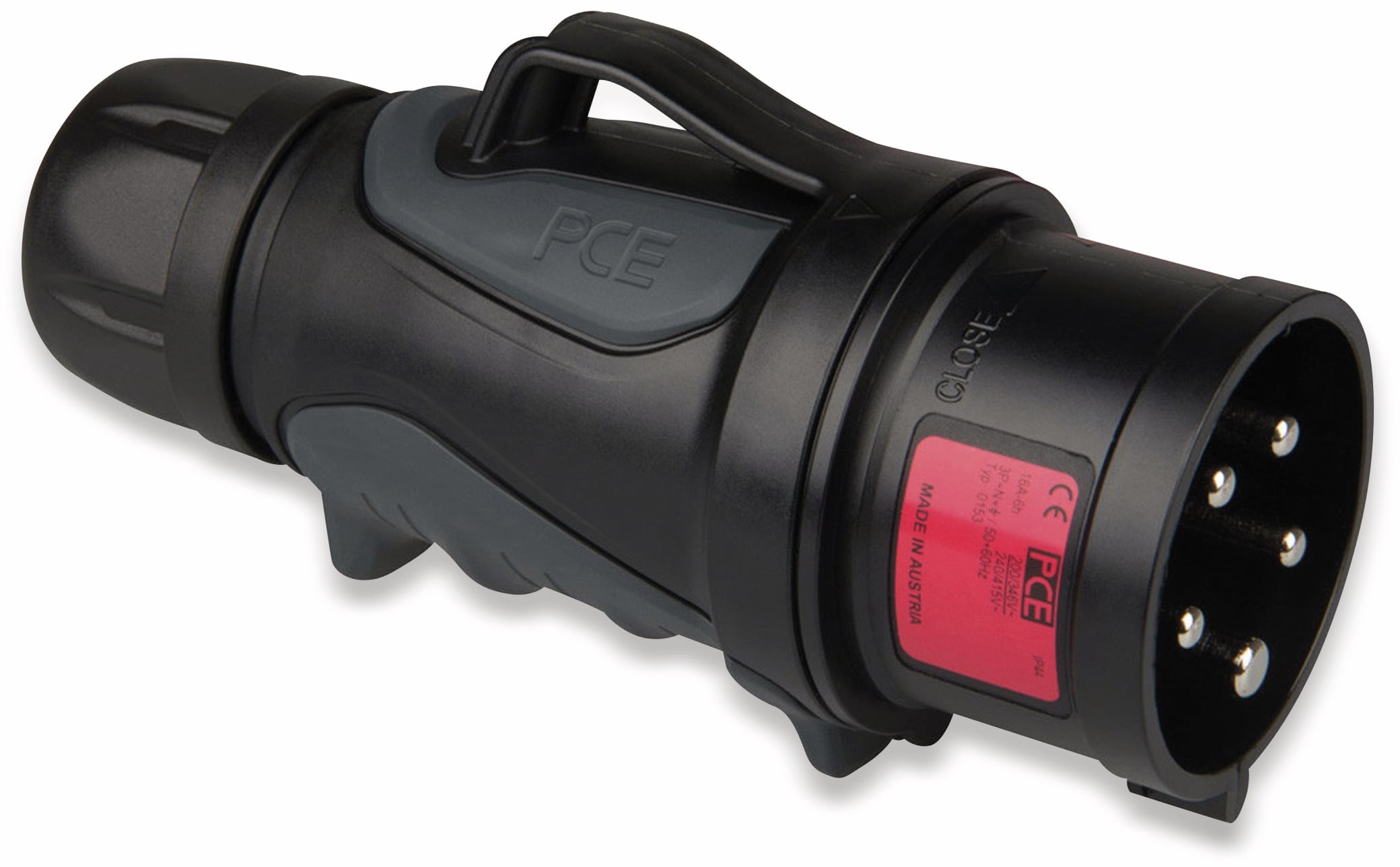 PCE CEE-Stecker GRIP Midnight, 16 A, 5-polig