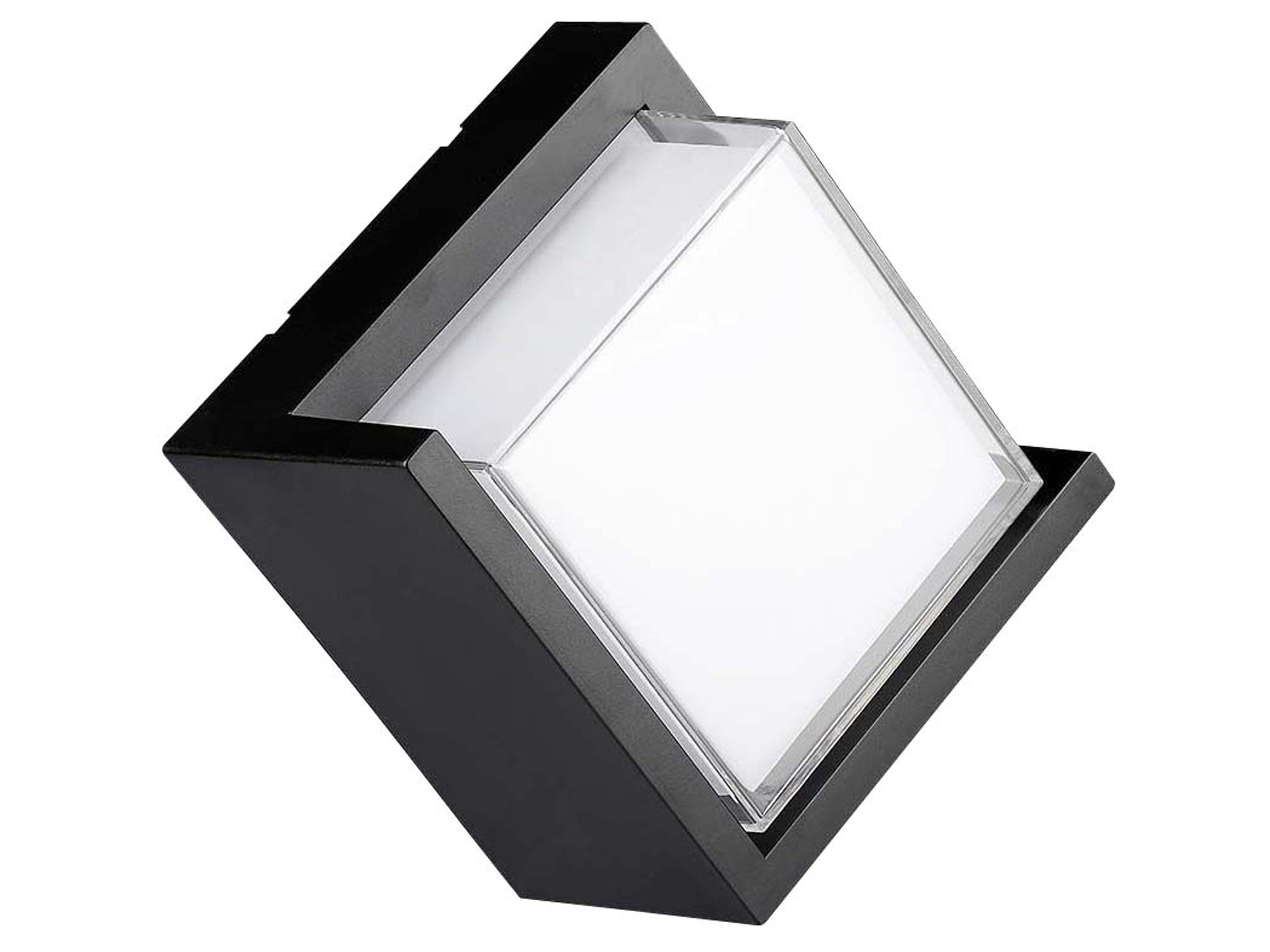 V-TAC LED-Wandleuchte VT-827, EEK: F, 12 W, 1160 lm, 4000 K, schwarz