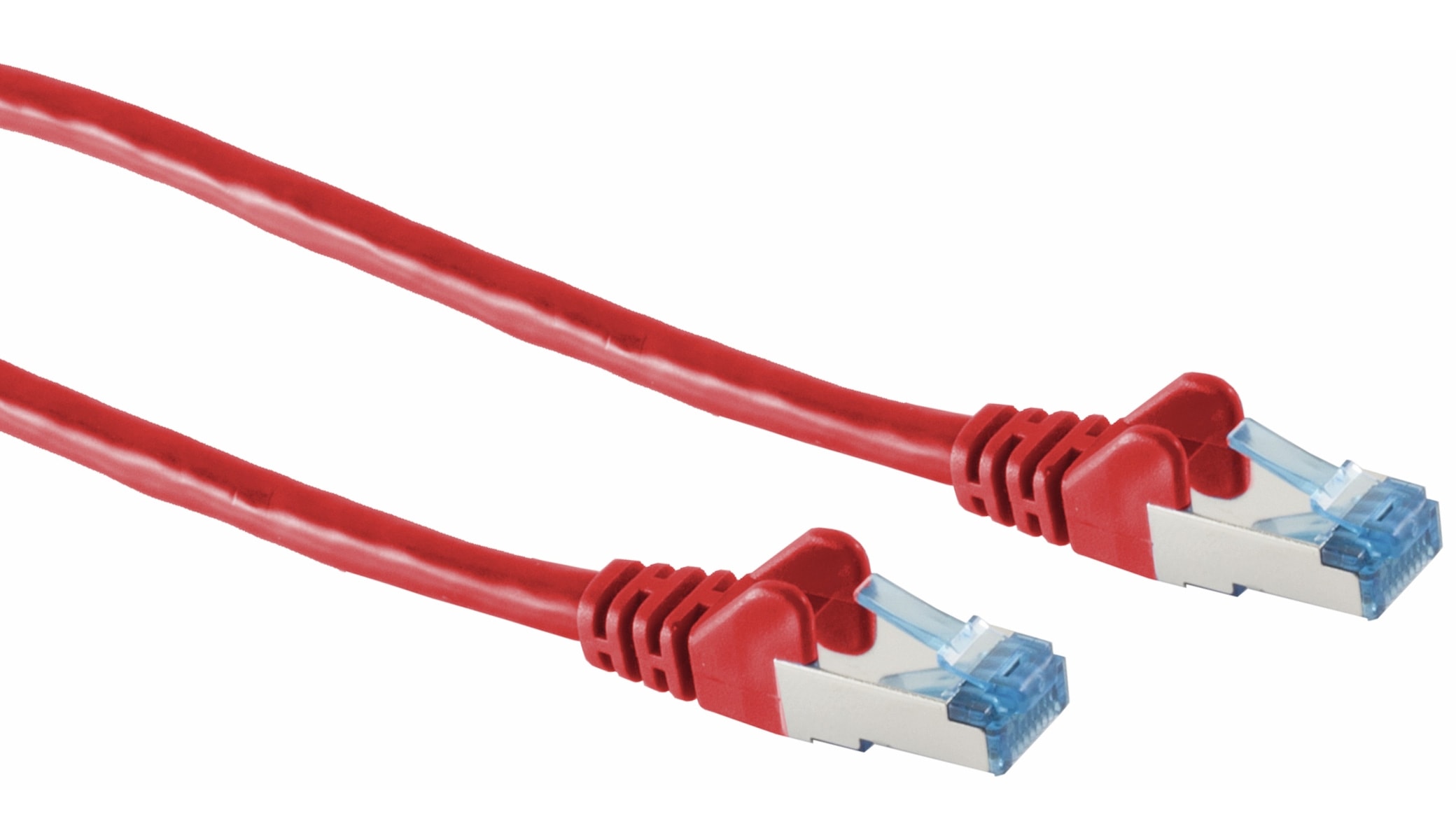 CAT.6A Patchkabel, 15 m, rot
