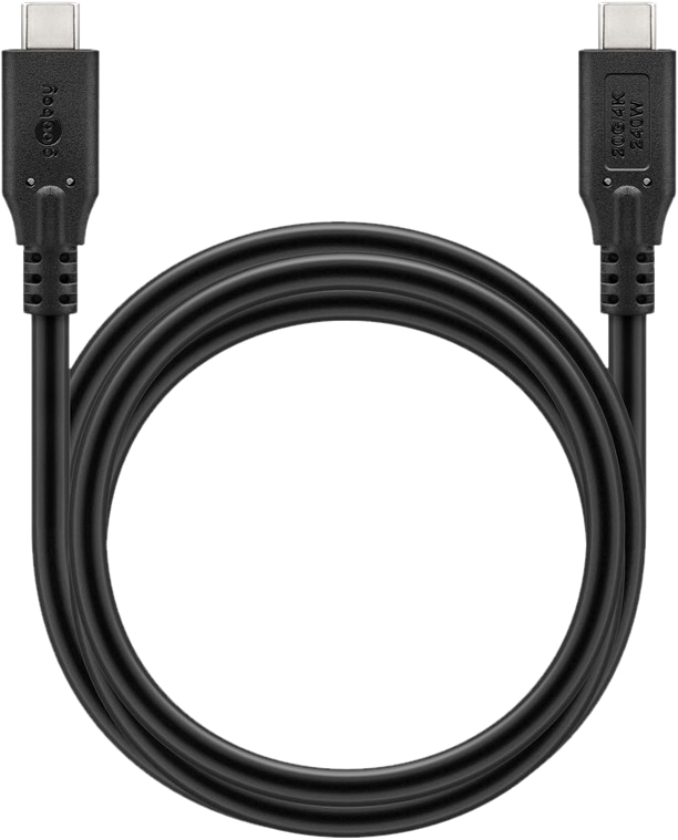 GOOBAY USB-C Kabel 74189 USB4 240W 2m schwarz 20 Gbit/s