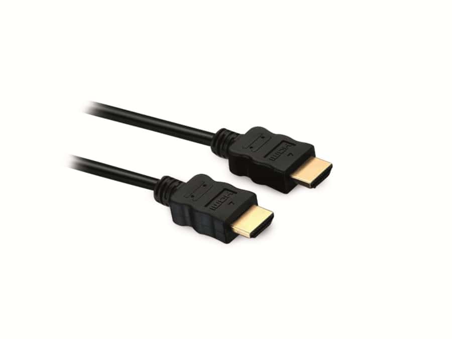 S-IMPULS HDMI-Kabel, HIGH SPEED WITH ETHERNET, 3 m, schwarz
