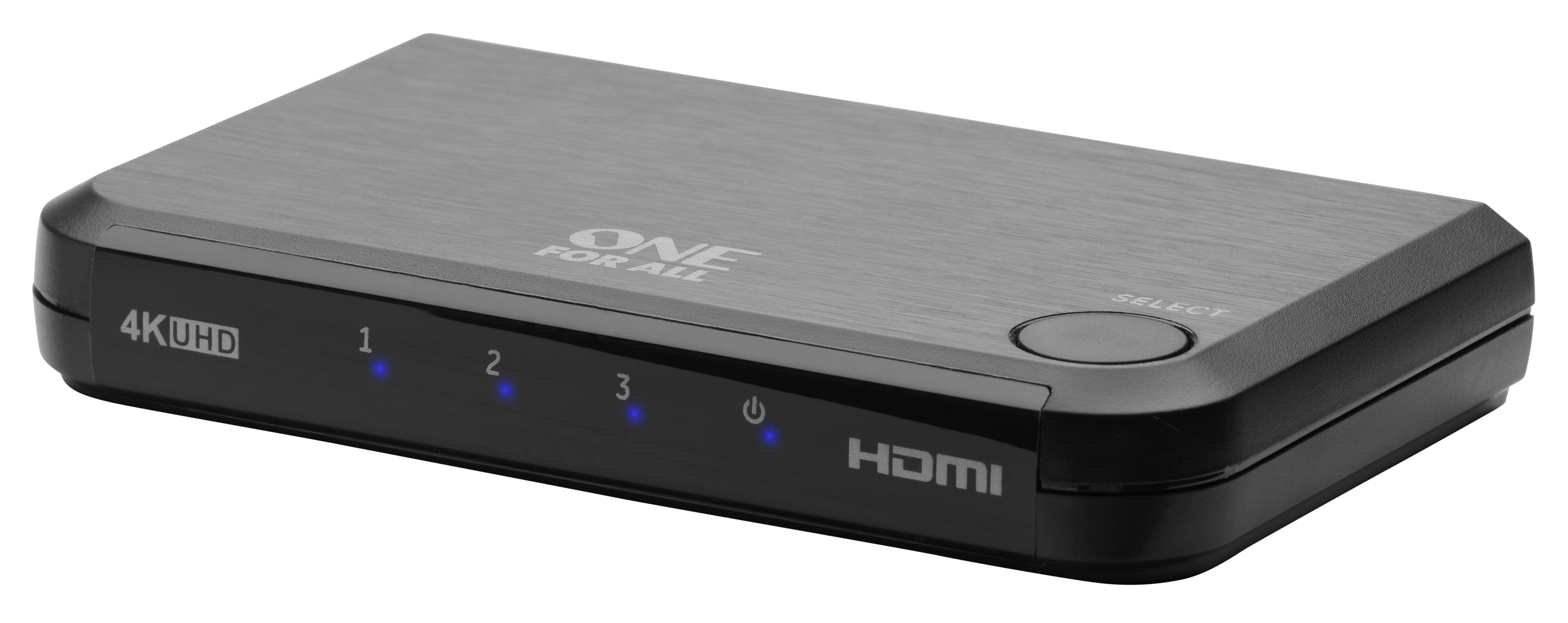 ONE FOR ALL HDMI-Switch 2.0, SV 1632, 4K, Ultra-HD, inkl. Fernbedienung