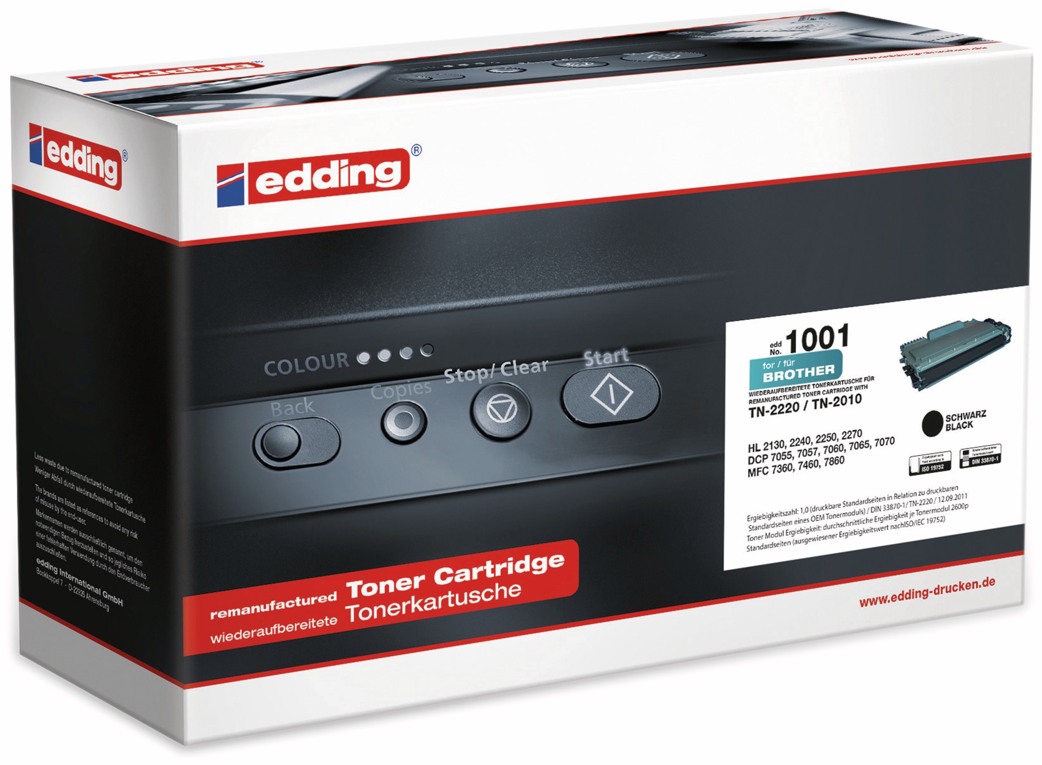 EDDING Toner EDD-1001, Brother TN-2220 black