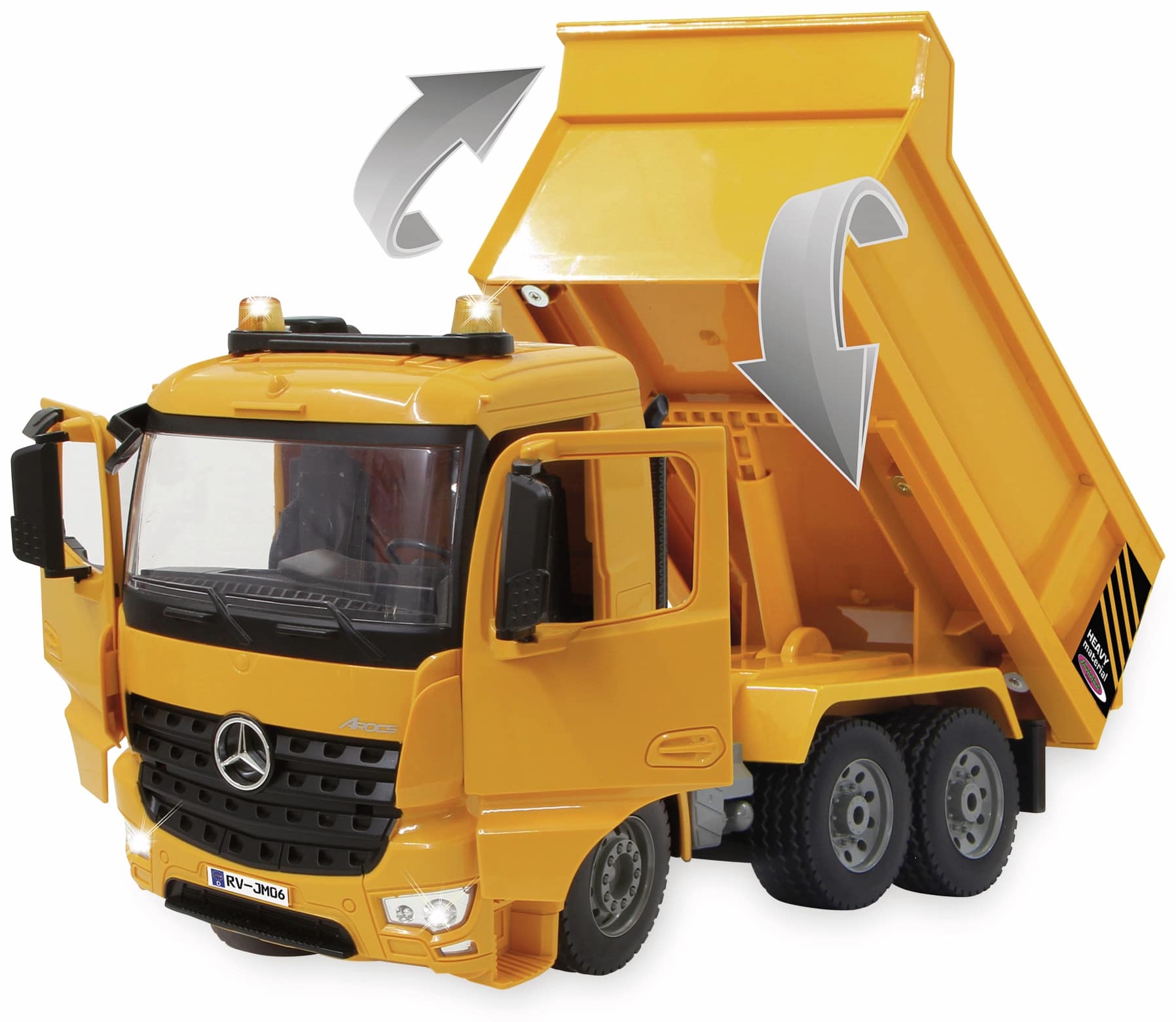 JAMARA Muldenkipper Mercedes-Benz Arocs, 1:20, 2,4GHz