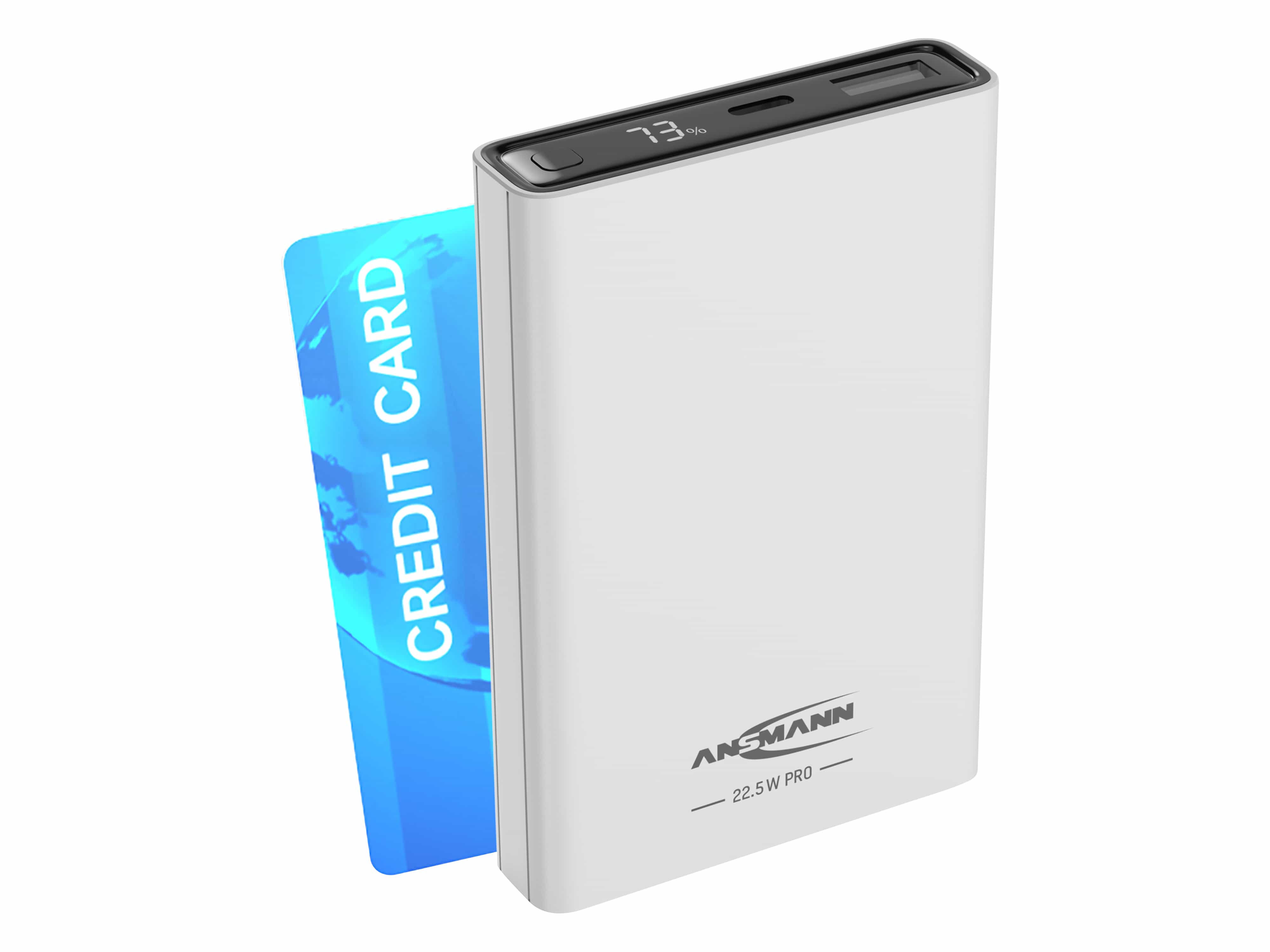 ANSMANN Powerbank PB222PD, 10.000mAh, weiß