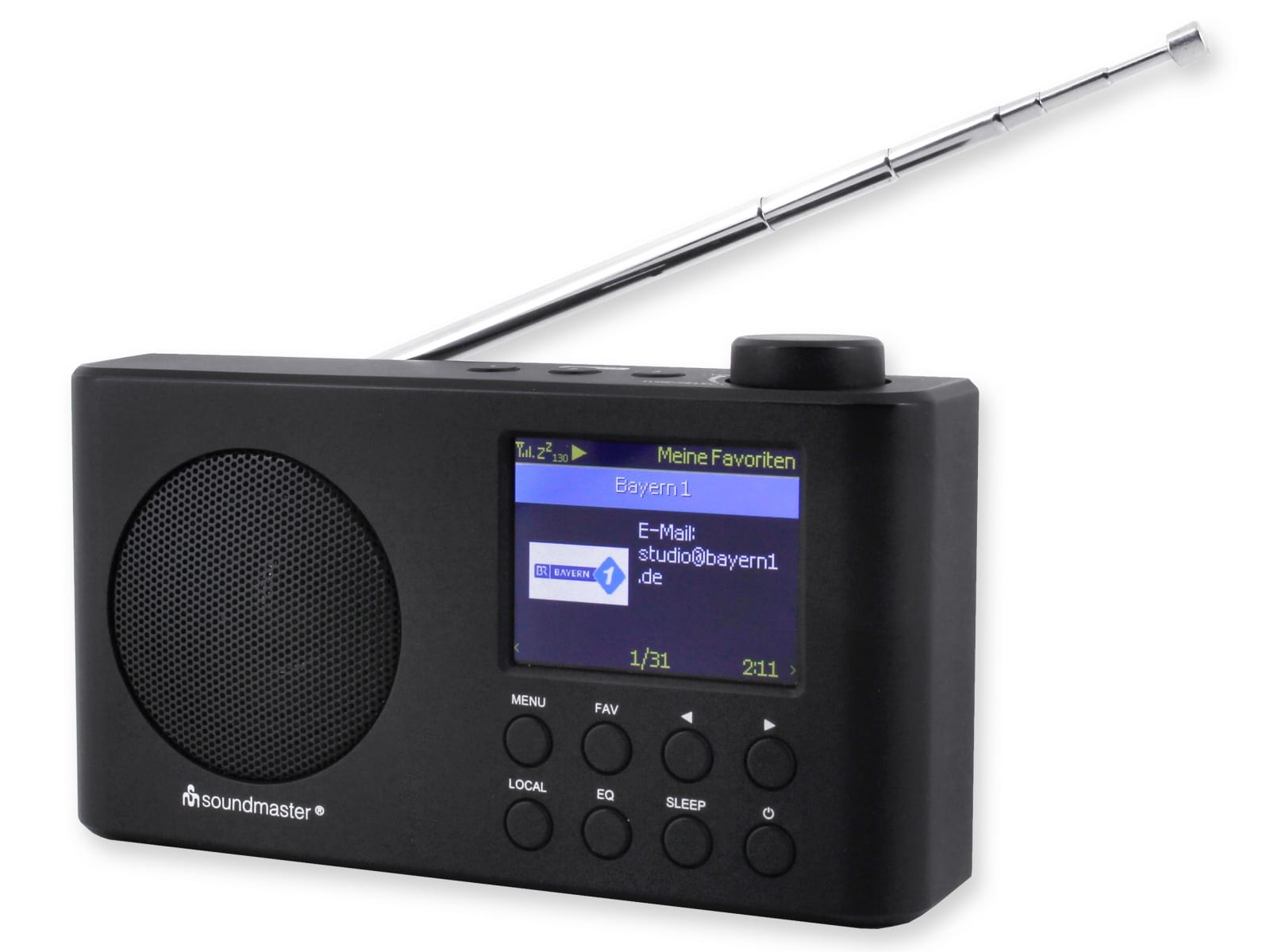 SOUNDMASTER Internetradio IR6500SW, DAB+, Bluetooth, schwarz