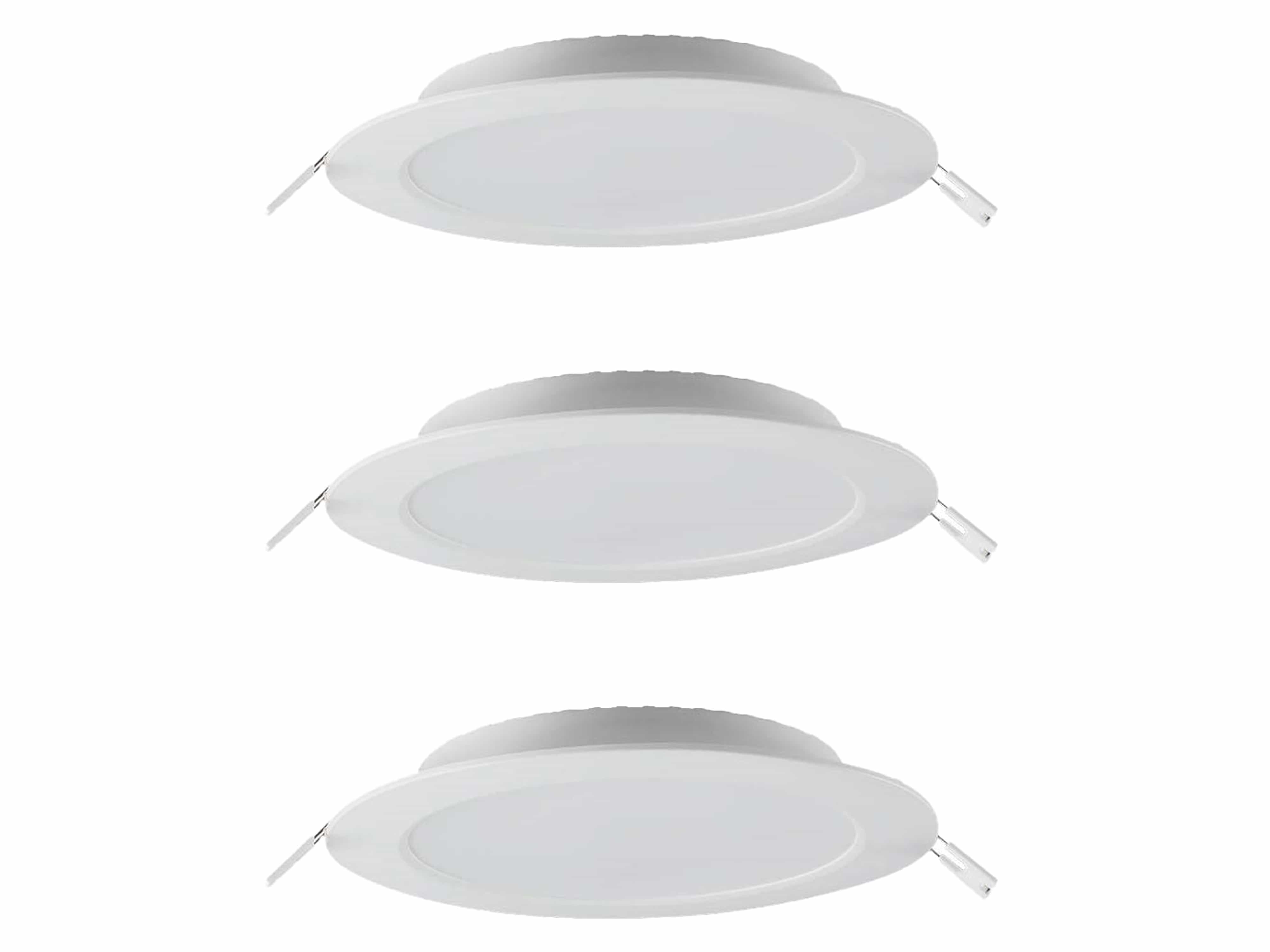 V-TAC LED-Einbauleuchte VT-61024, EEK: F, 24 W, 2500 lm, 3000 K, 3 Stück