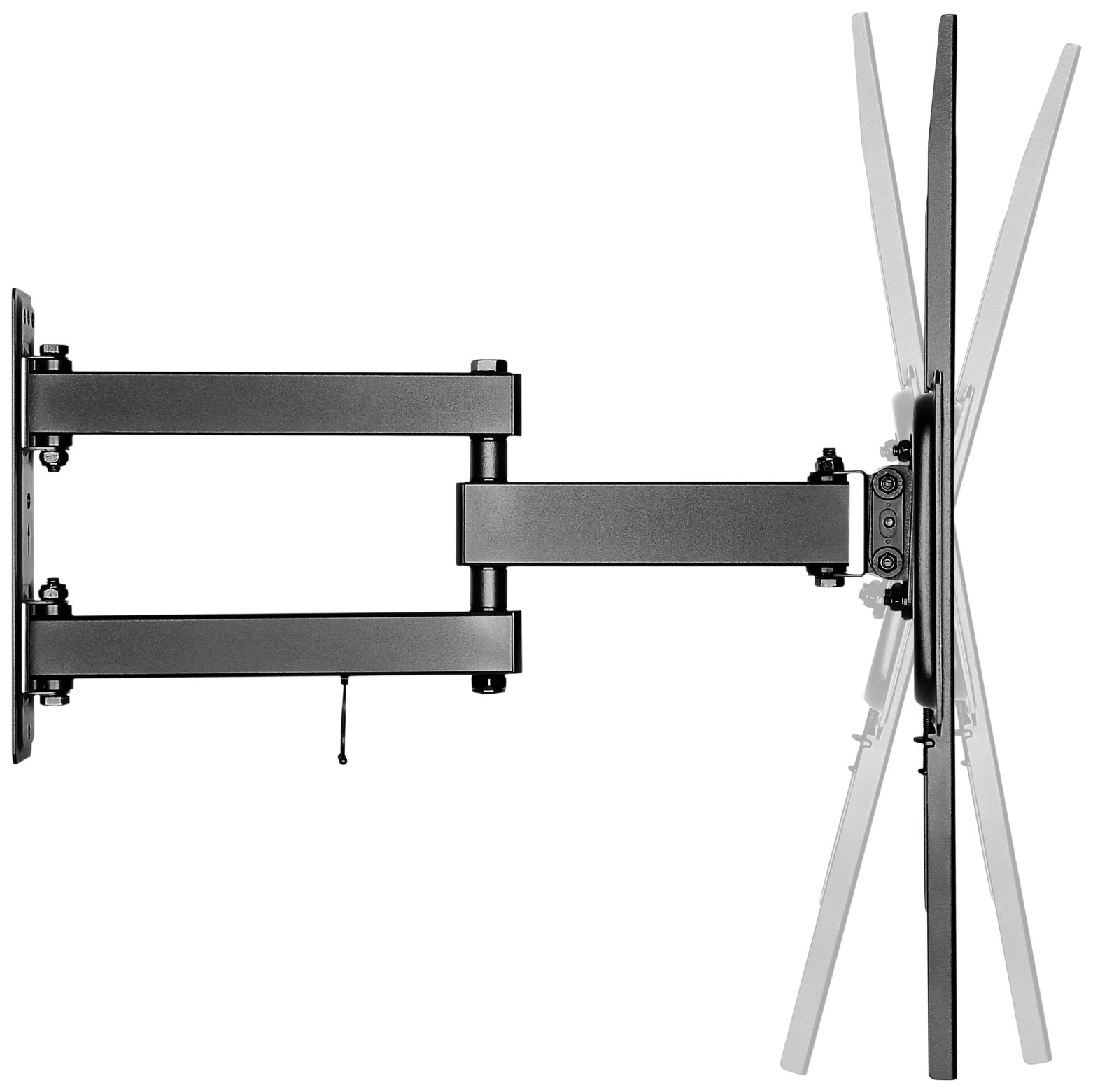 GOOBAY TV-Wandhalter Basic Fullmotion L, 37...70" (94...178 cm)