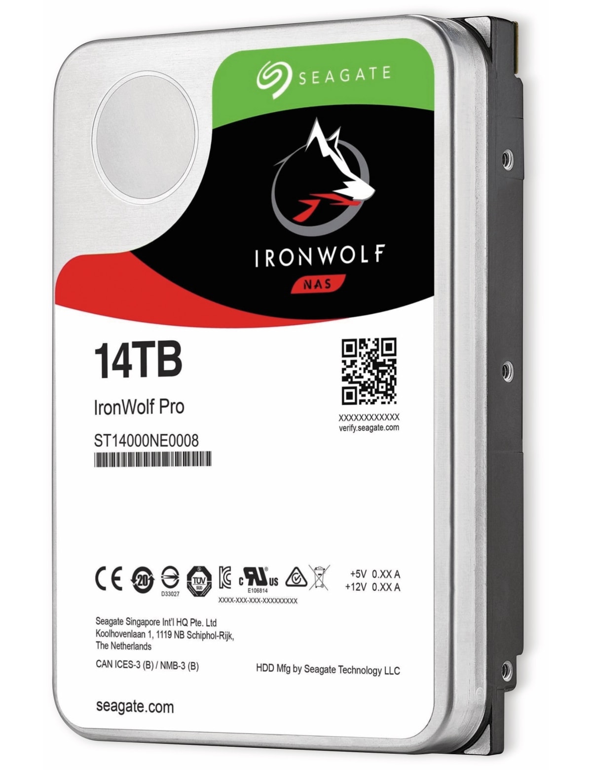 Seagate HDD IronWolf Pro ST14000NE0008, 14 TB, 3,5"