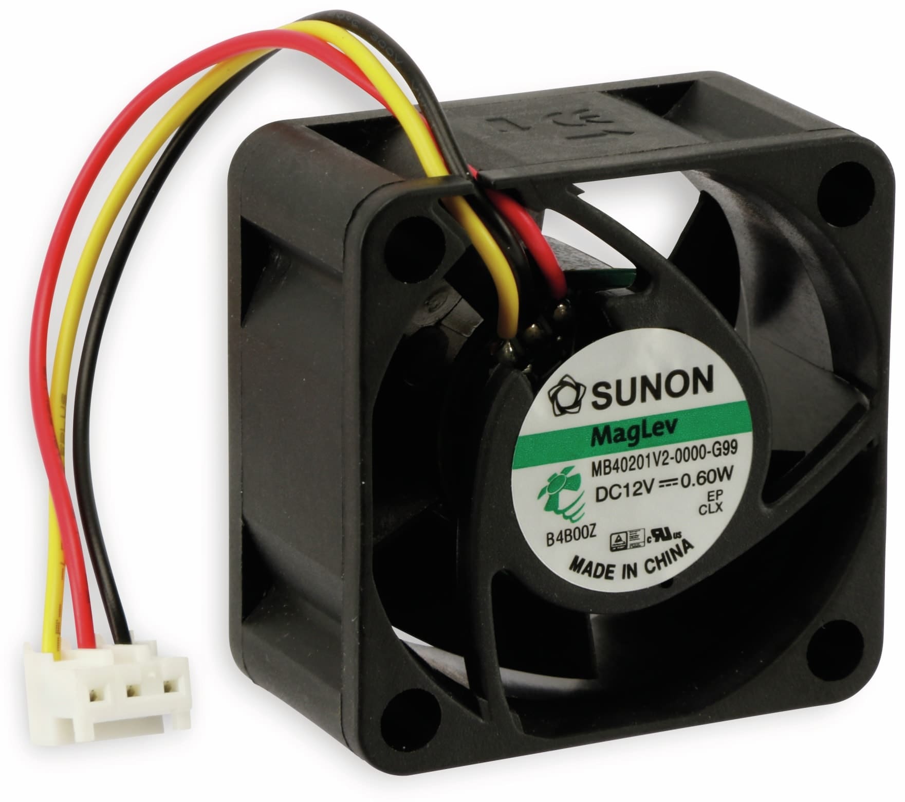 Sunon Axiallüfter, MB40201V2-0000-G99, 40x40x20, 12V-,0,6W