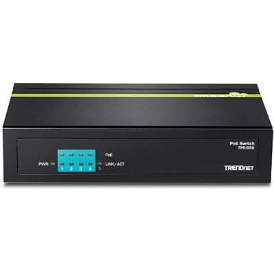 TRENDNET Switch, 6 Port 10/100 L2 PoE, 31 W, Metall