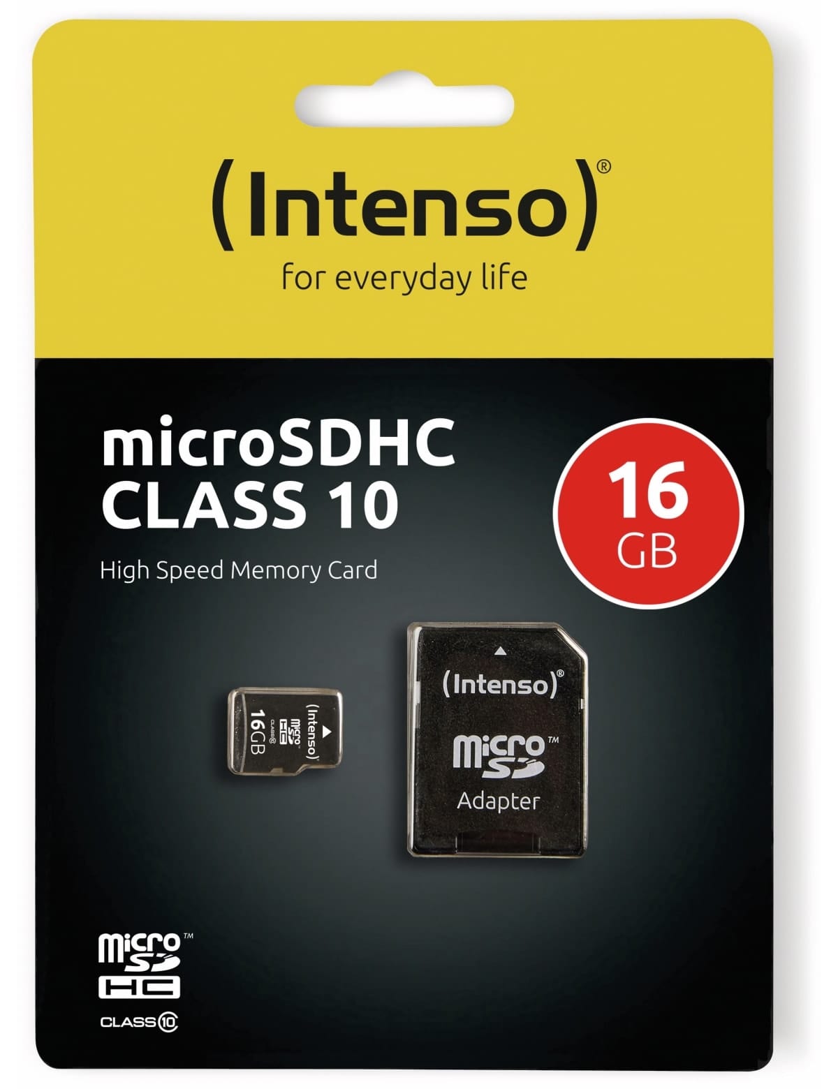 INTENSO MicroSDHC Card 3413470, 16 GB