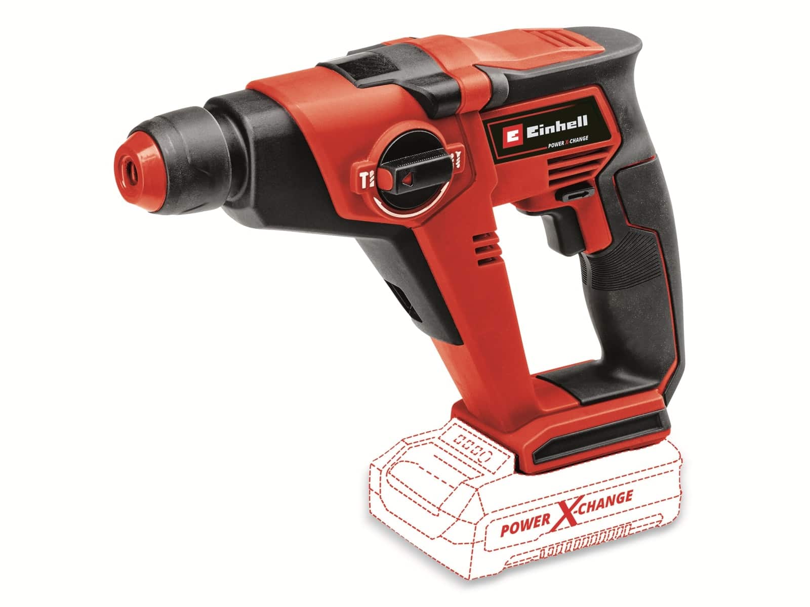 EINHELL Akku-Bohrhammer TE-HD 18/12 Li Kit (1x 4,0 Ah)