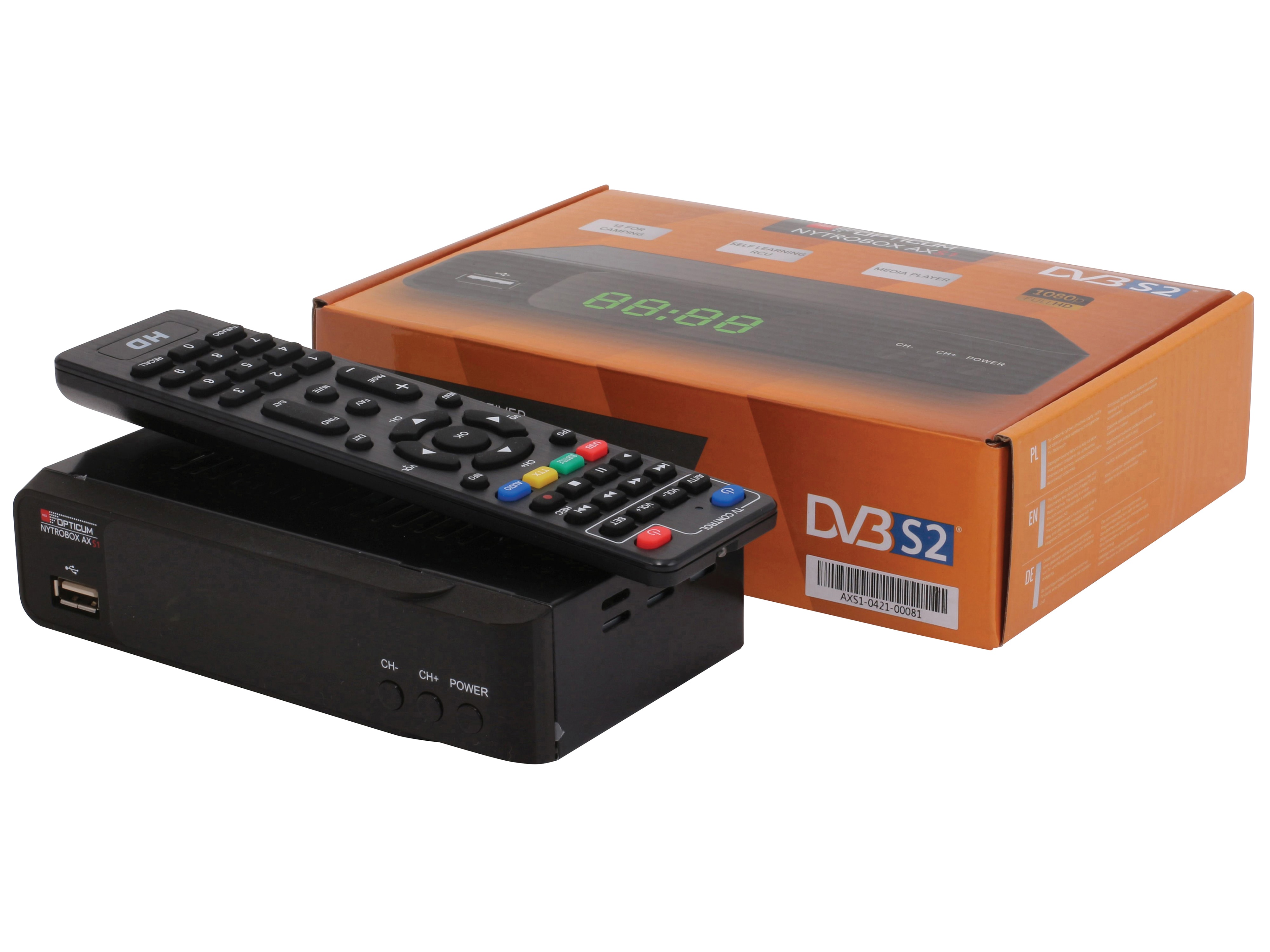 RED OPTICUM DVB-S HDTV Receiver NYTROBOX AXS1, mit PVR 