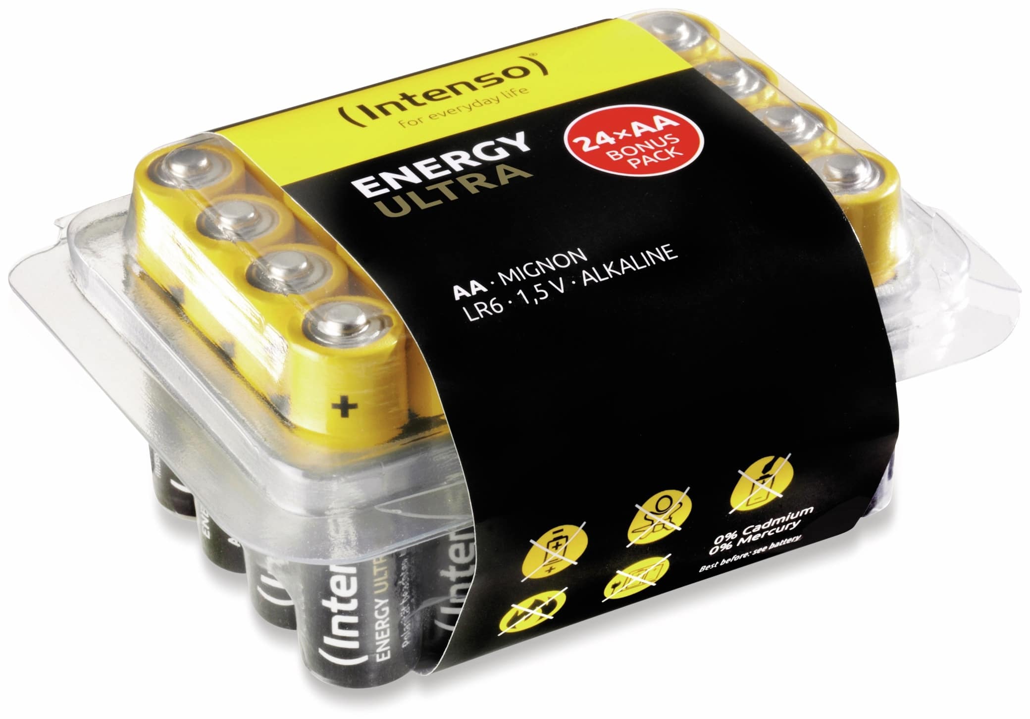 INTENSO Batterie-Set Energy Ultra, AA LR06, 24 Stück