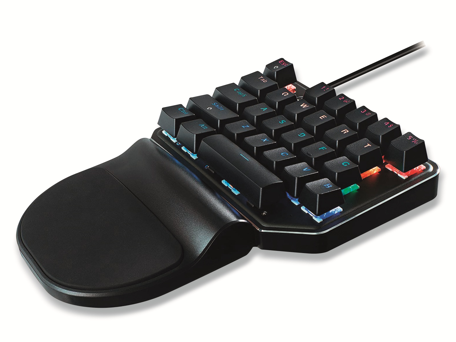 Mediarange Gaming-Tastatur MRGS100, 27 Keys, 8 Color-Modes