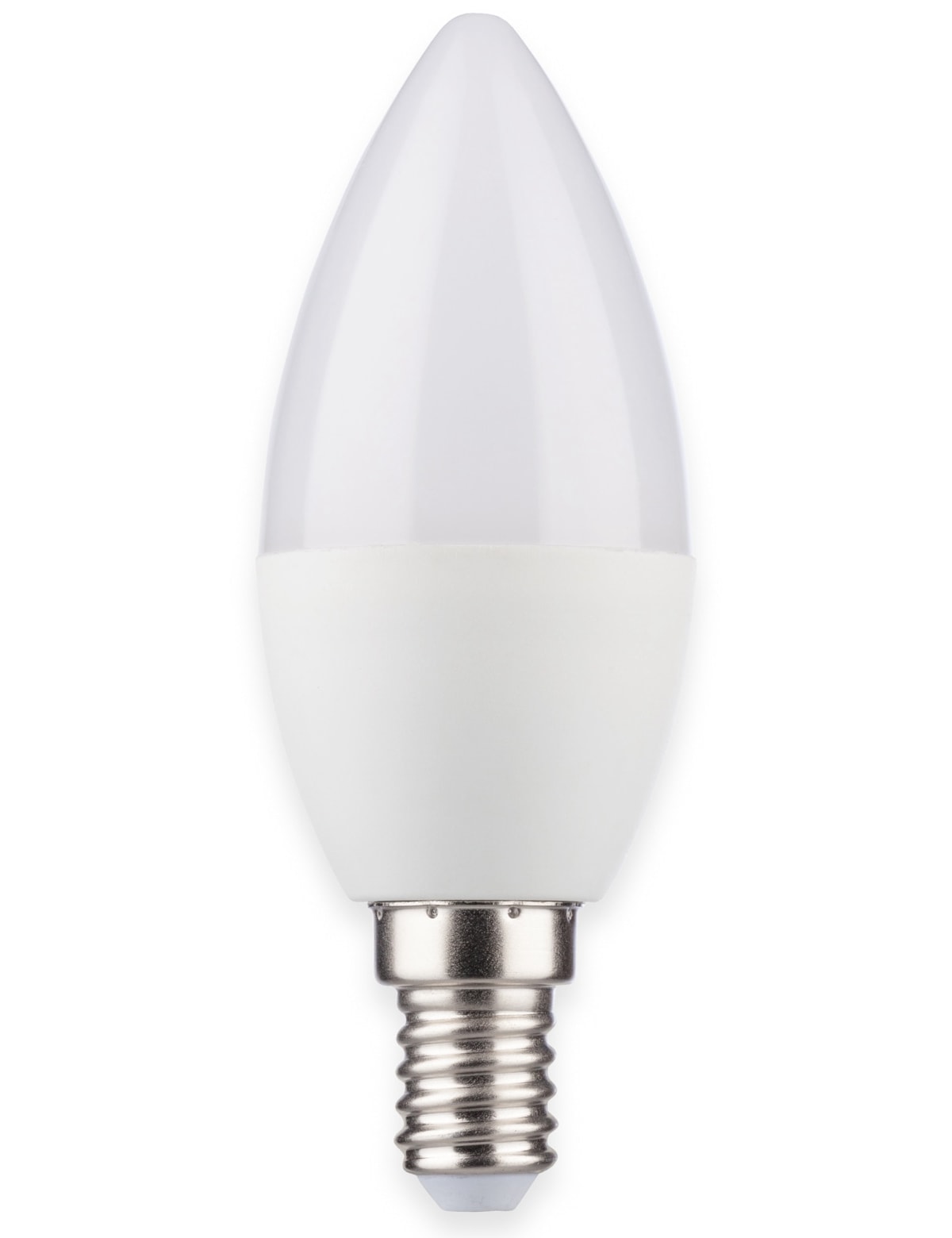 MÜLLER-LICHT LED-Lampe, Kerzenform, 400258, E14, EEK: F, 4,5W, 470 lm, 2700 K, matt, 4 Stück