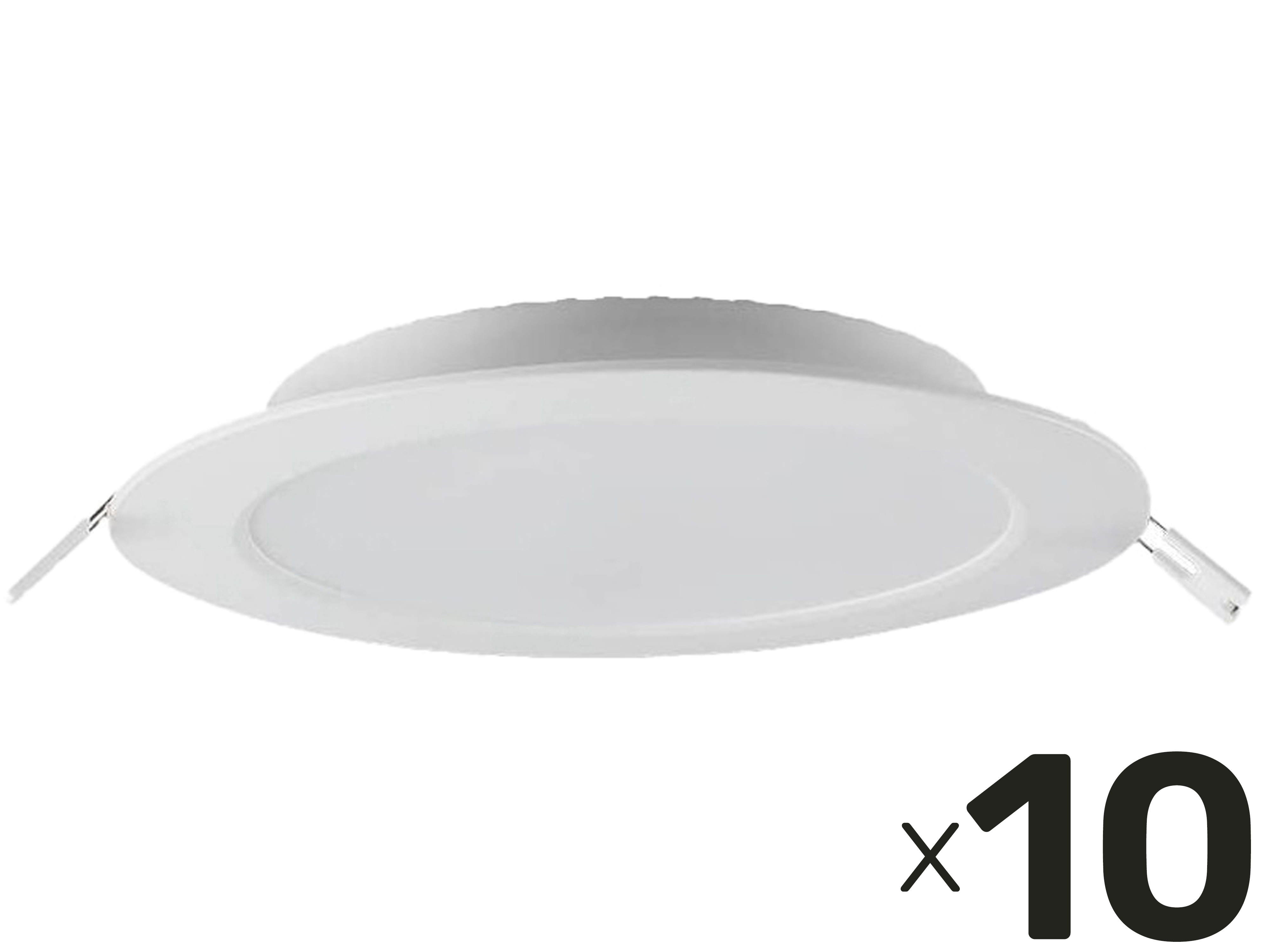 V-TAC LED-Einbauleuchte VT-61003, EEK: E, 3 W, 330 lm, 4000 K, 10 Stück