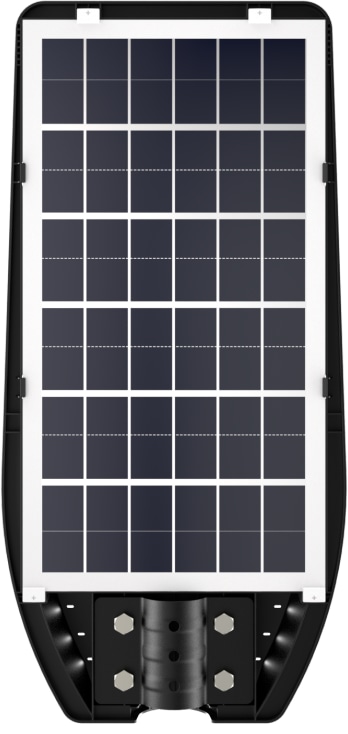 LUXULA Solar LED-Straßenleuchte, 100 W, 1200 lm, 6500 K, mit PIR Sensor