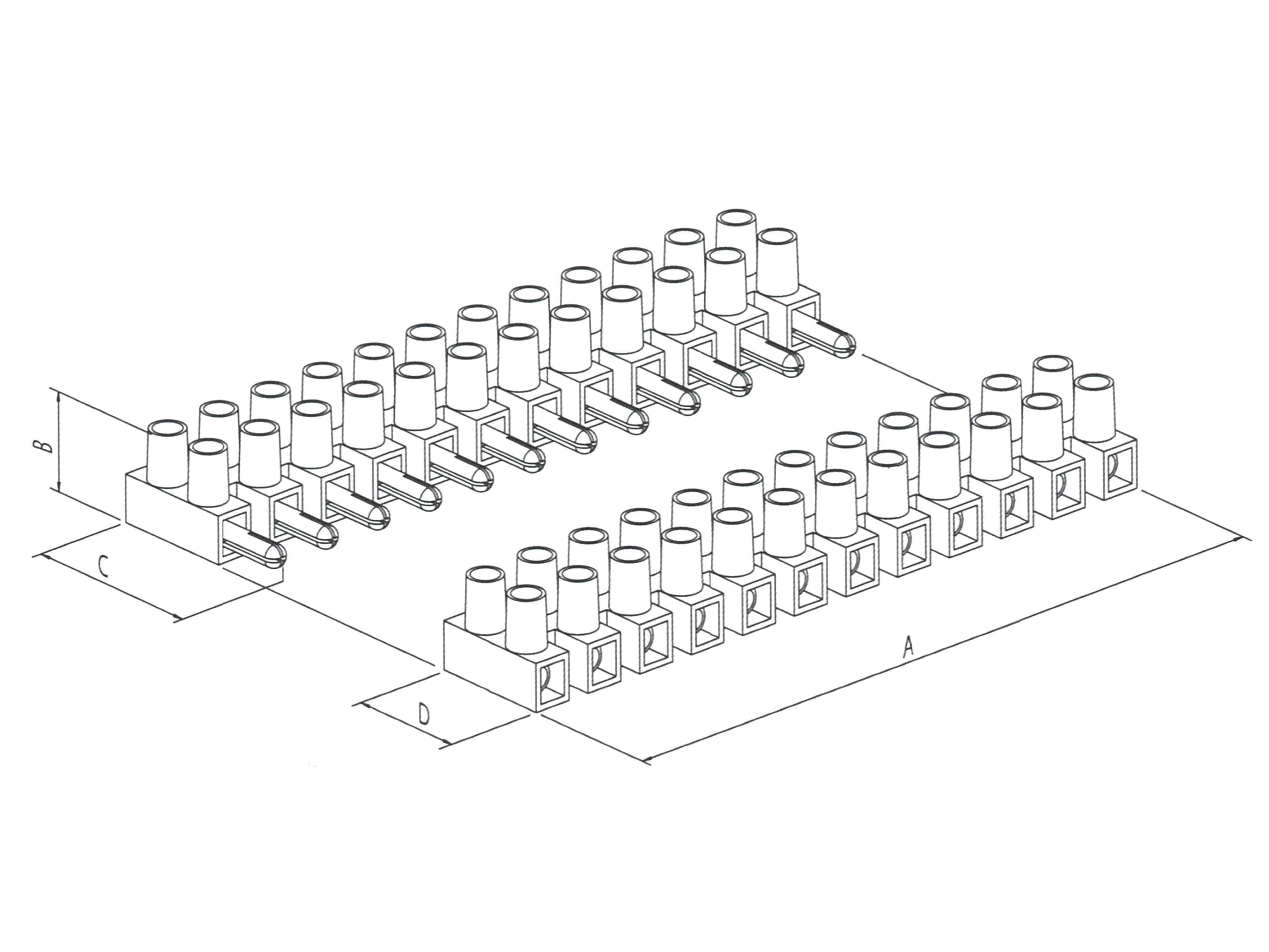 DONAU ELEKTRONIK Lüsterklemme, 4mm², steckbar, H143