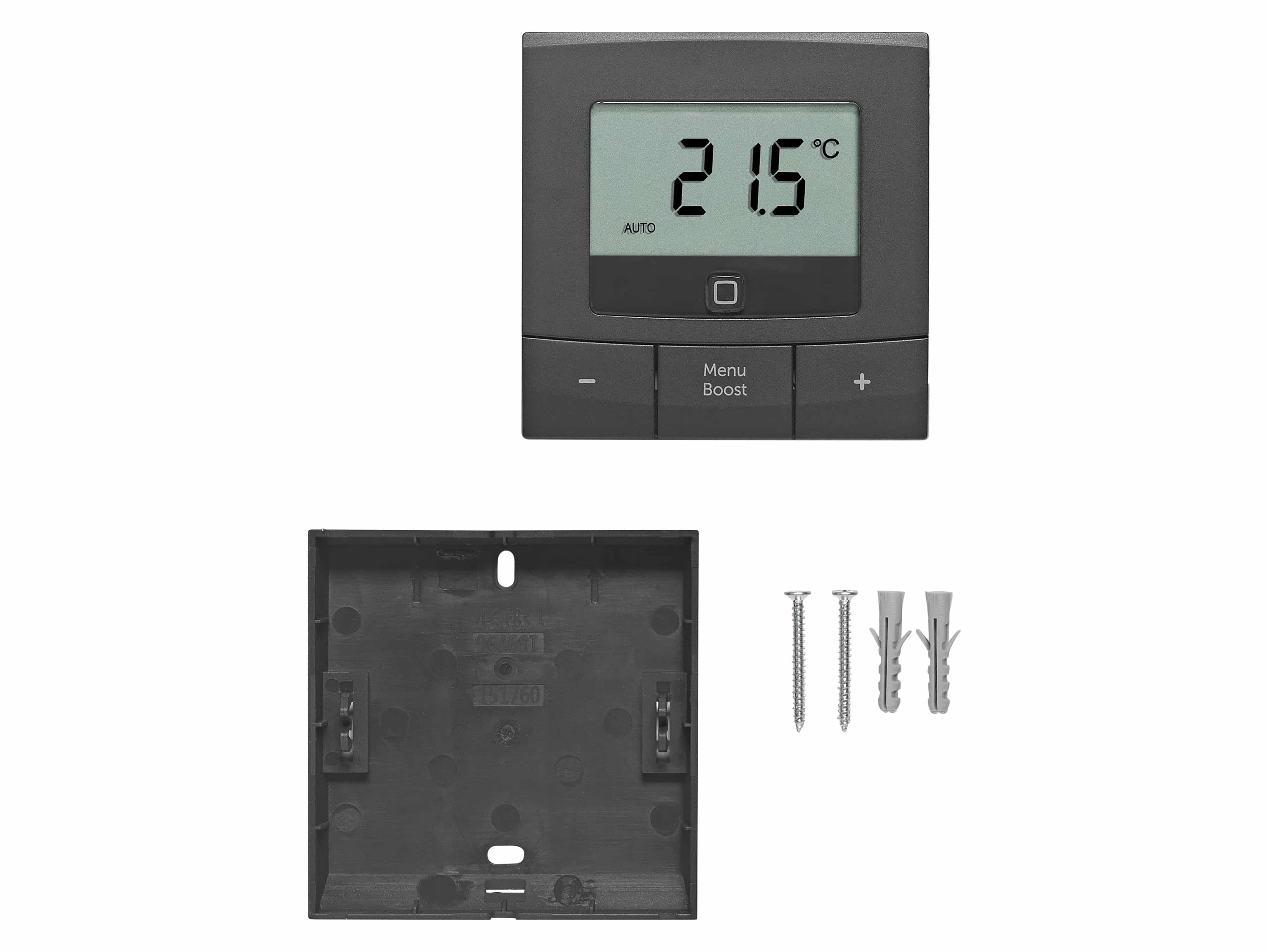 HOMEMATIC IP Smart Home 160554A0, Wandthermostat basic, anthrazit