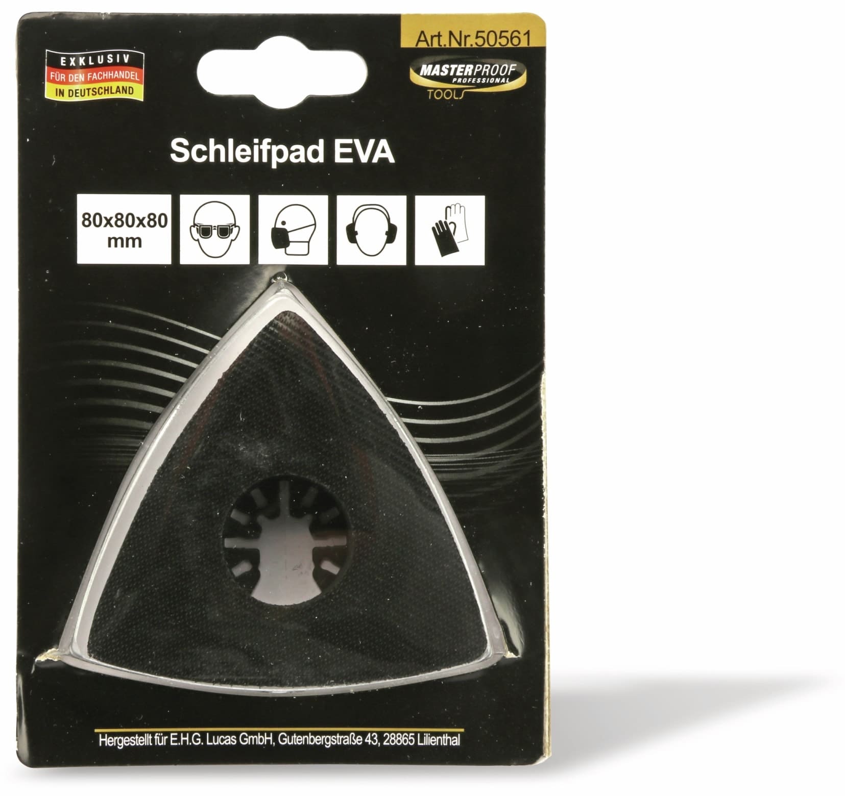 Schleifpad EVA, für Multifunktionswerkzeuge, 80mm