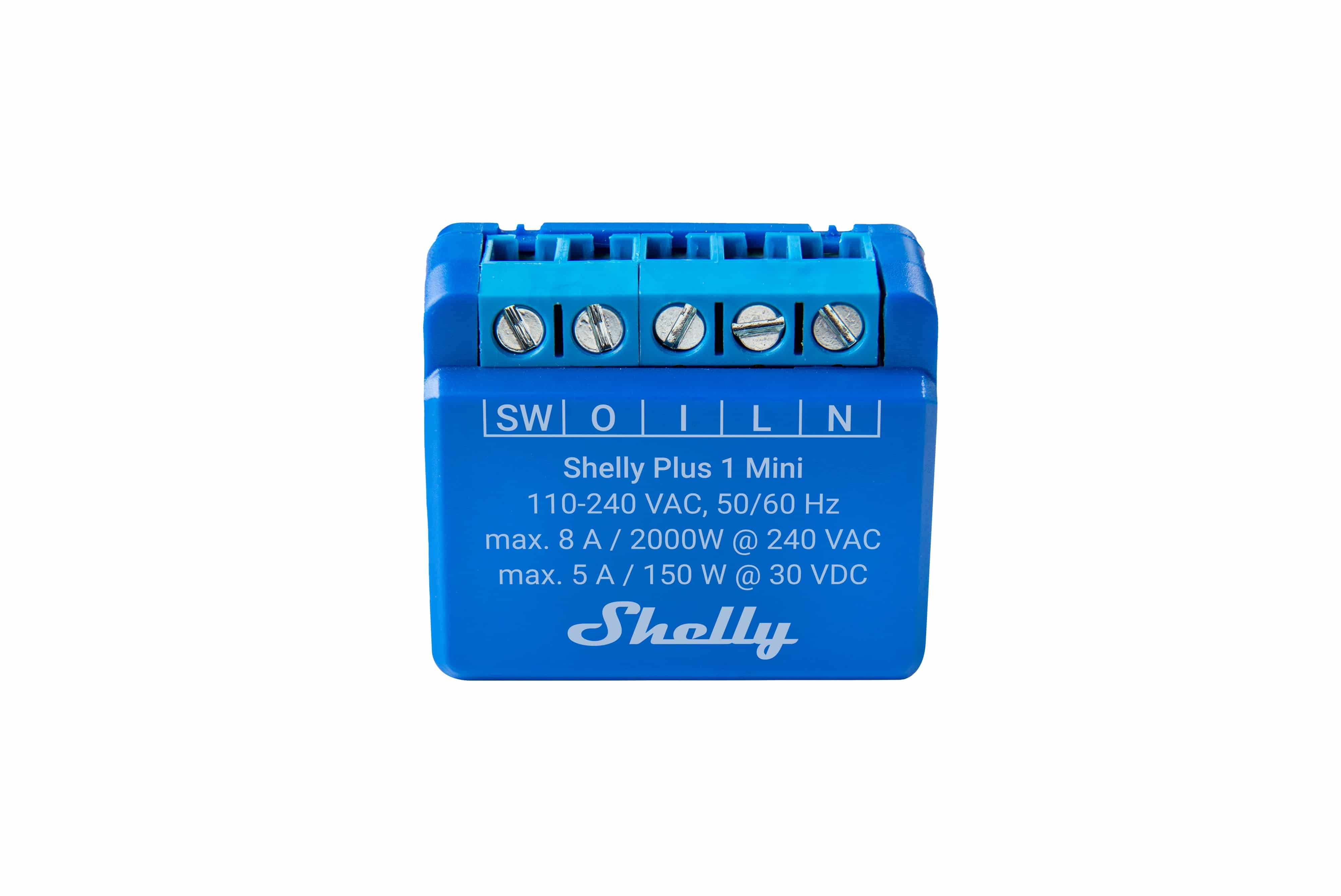 SHELLY WLAN-Schaltaktor Plus 1 Mini, max. 8 A, 1 Kanal, Bluetooth, UP