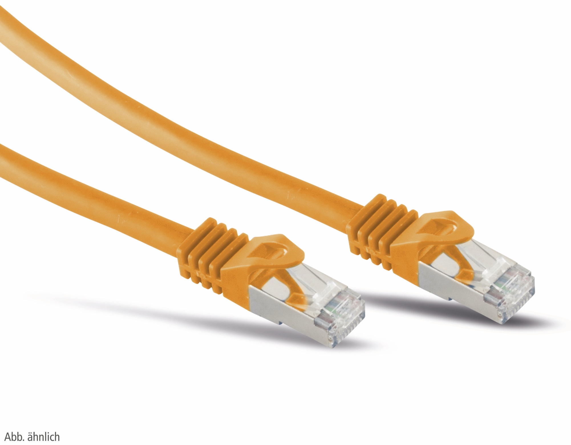 S-IMPULS RJ45 Patchkabel S/FTP (PIMF), m. CAT.7 Rohkabel, 20 m, orange