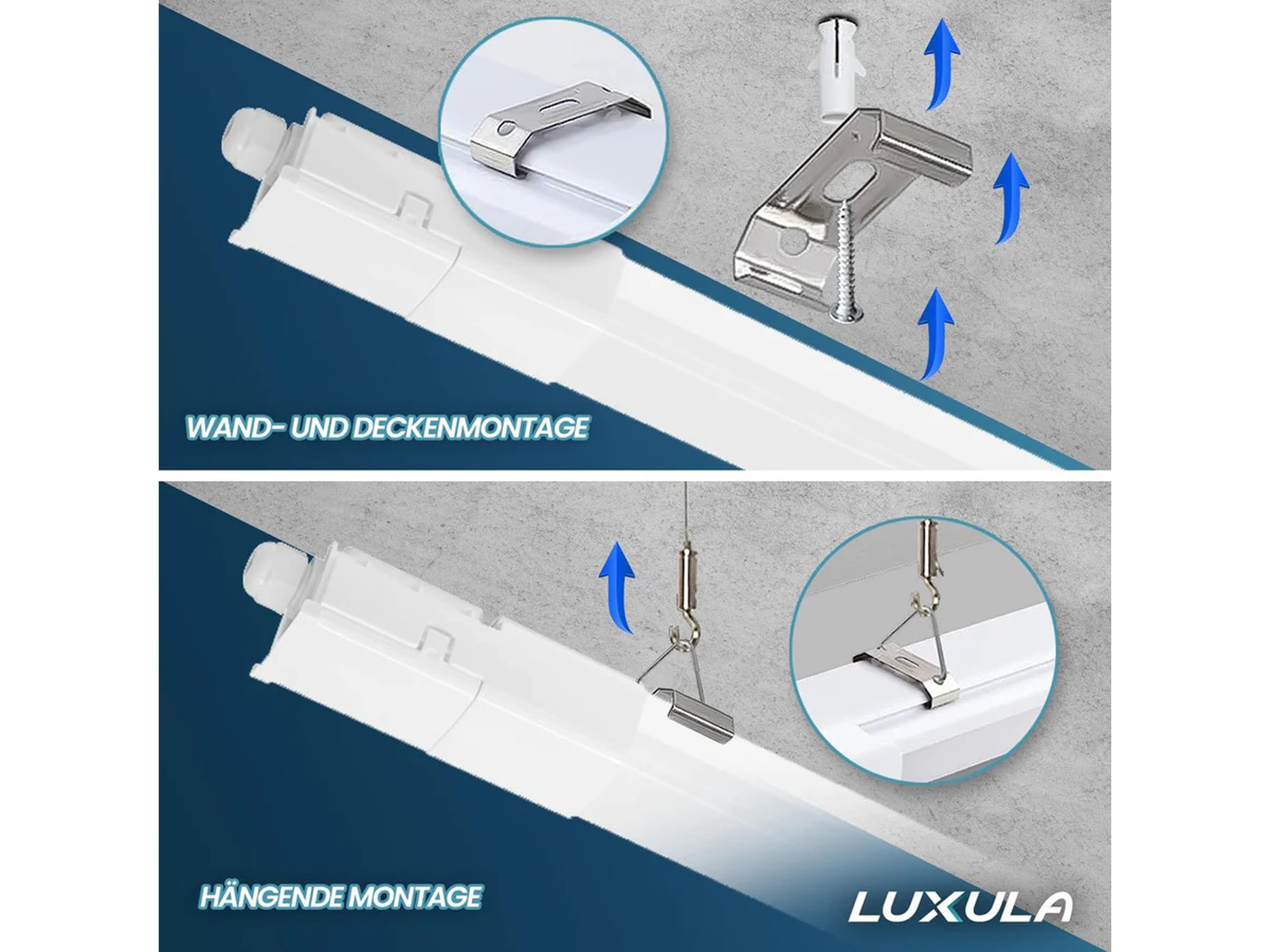 LUXULA LED-Feuchtraumleuchte, EEK: E, 16W, 1760lm, 4000K, 750mm