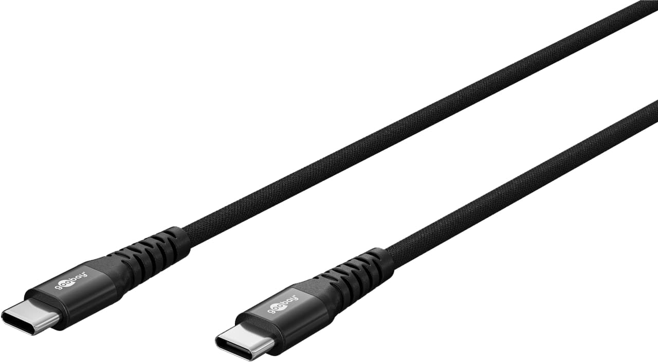 GOOBAY USB-C Kabel 73953 1m schwarz supersoft