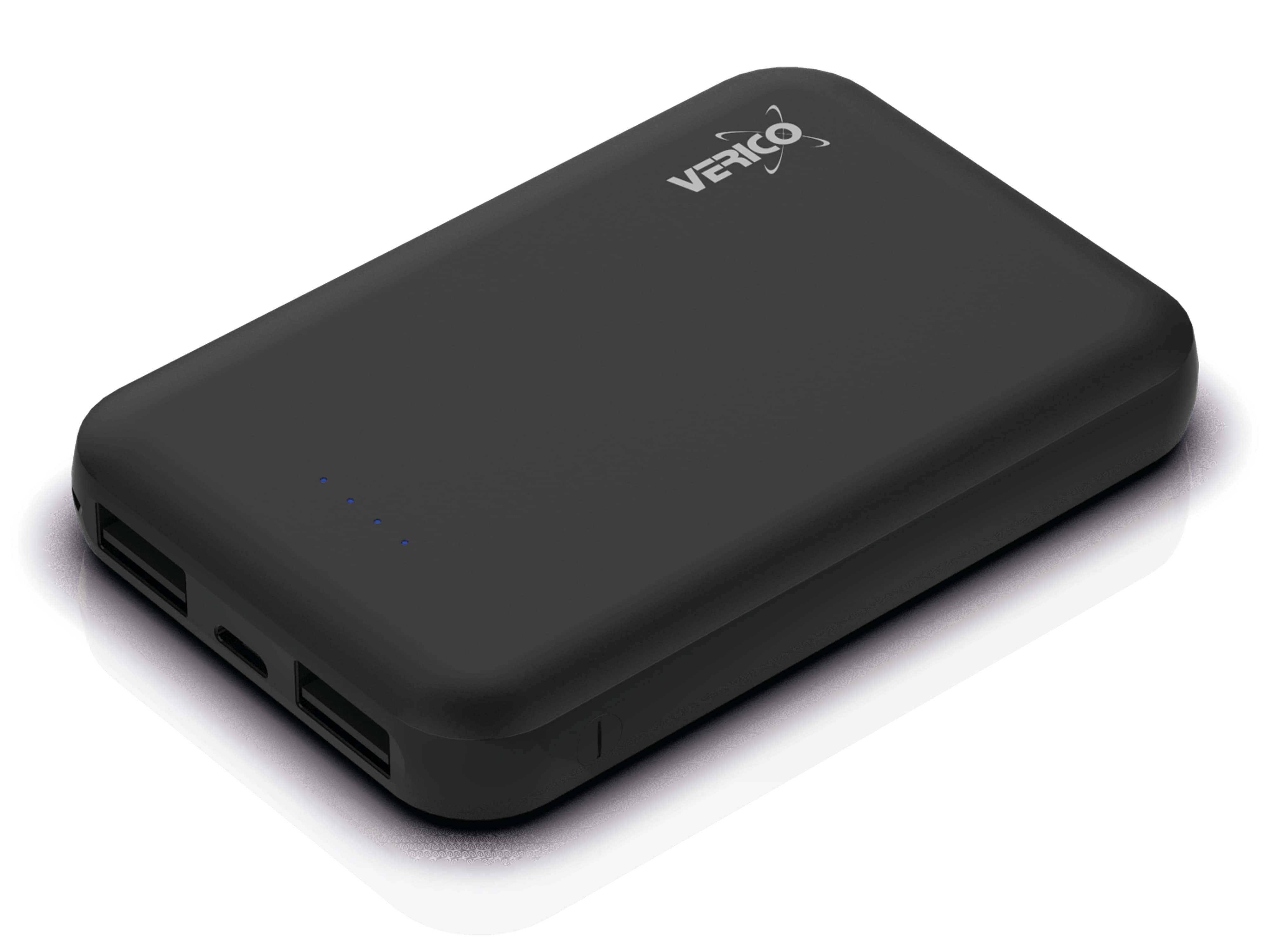 VERICO Powerbank 2 Stück im Vorteilsset, 10.000mAh + 5.000mAH