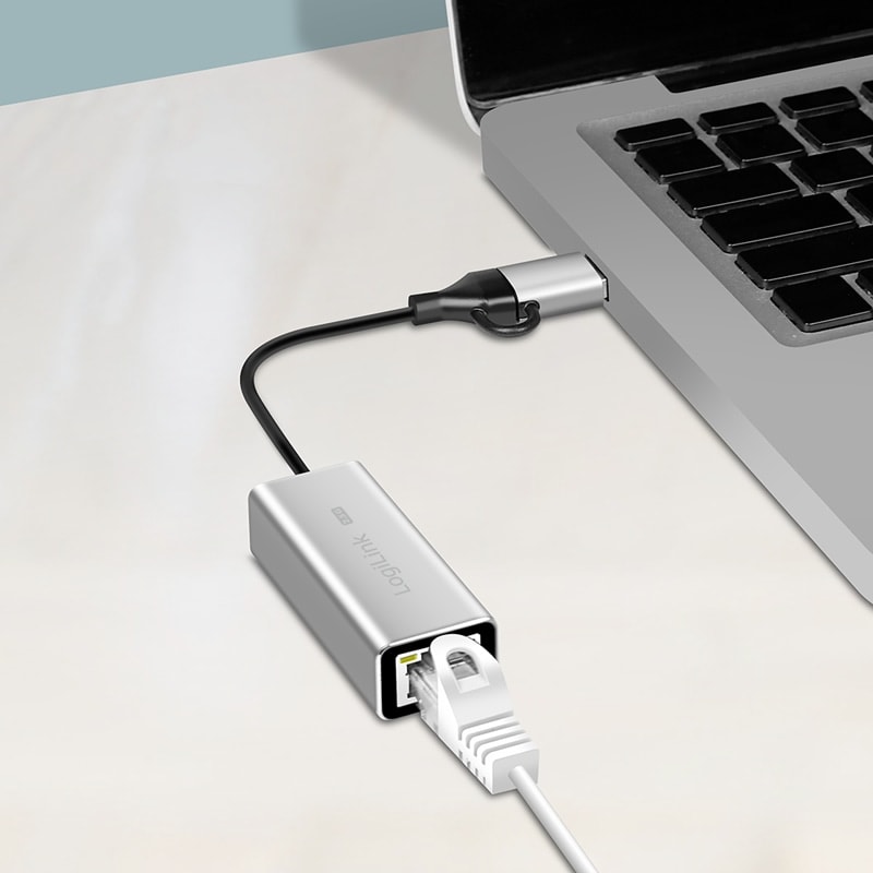 LOGILINK Netzwerkadapter UA0422 USB-A/-C 2,5G