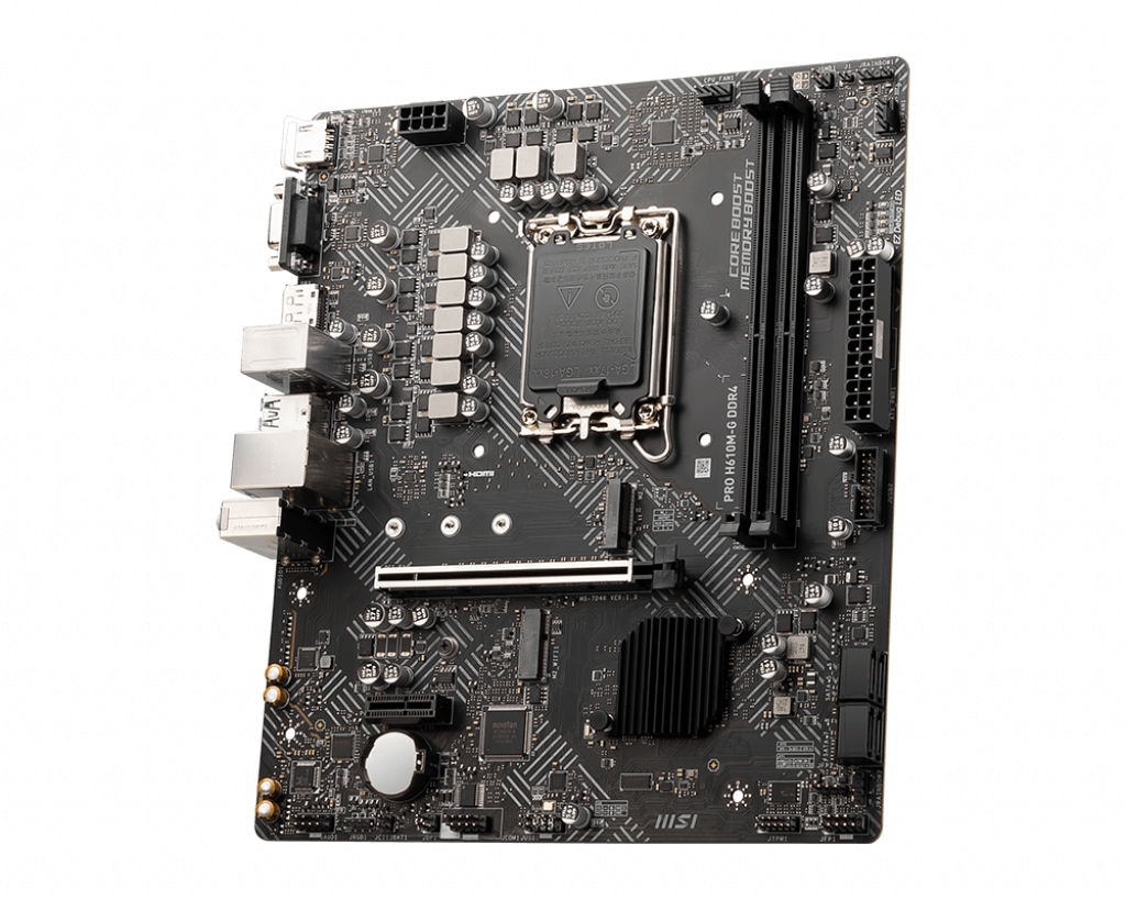 MSI Mainboard 1700 MSI PRO H610M-G, DDR4