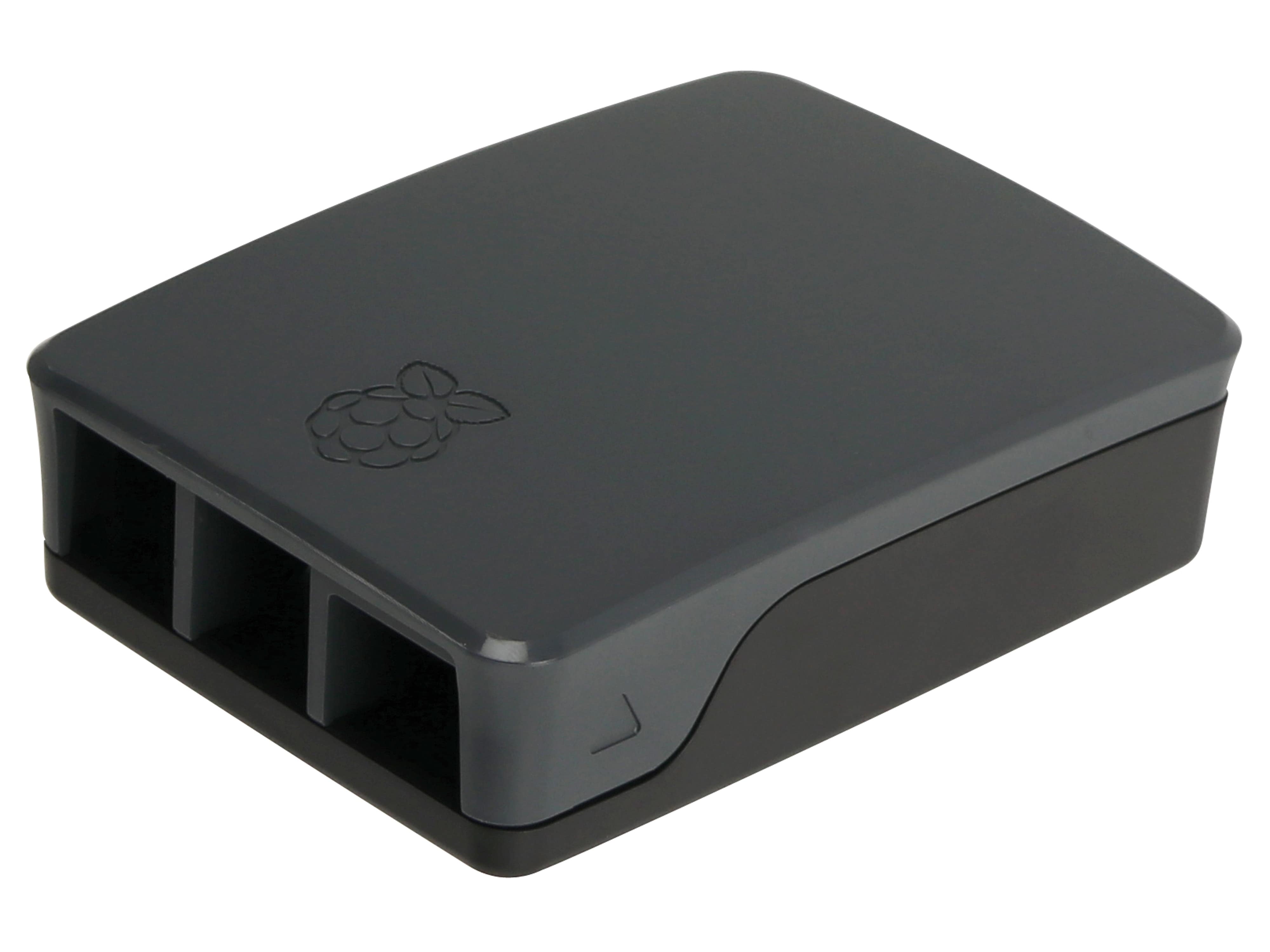 RASPBERRY PI 4 Model B Gehäuse, Kunststoff, Schwarz/Grau