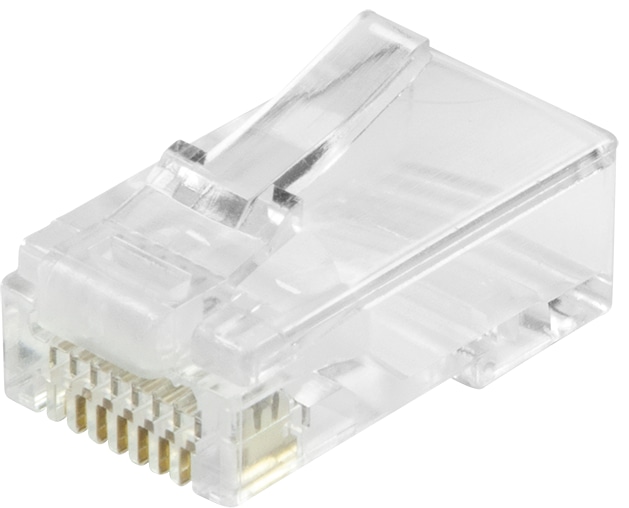 LOGILINK RJ45-Modularstecker, Cat.6, ungeschirmt, vorne offen, 50 Stk.