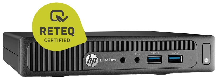 HP PC ELITEDESK 705 G3 DM, Pro A10, 8GB, 256GB SSD, Win10H, Refurbished