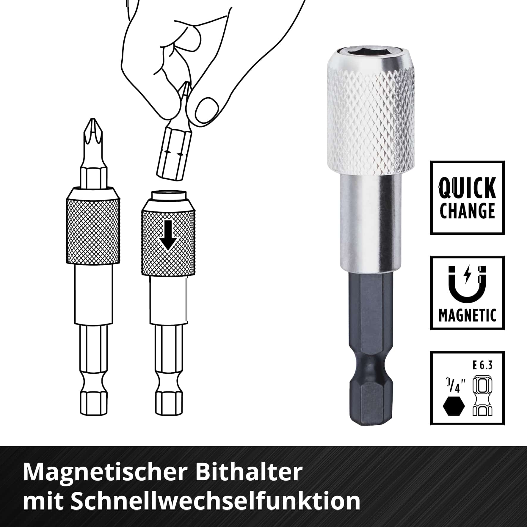 EINHELL Bit-Set, 118693, XS-Case, 32-teilig