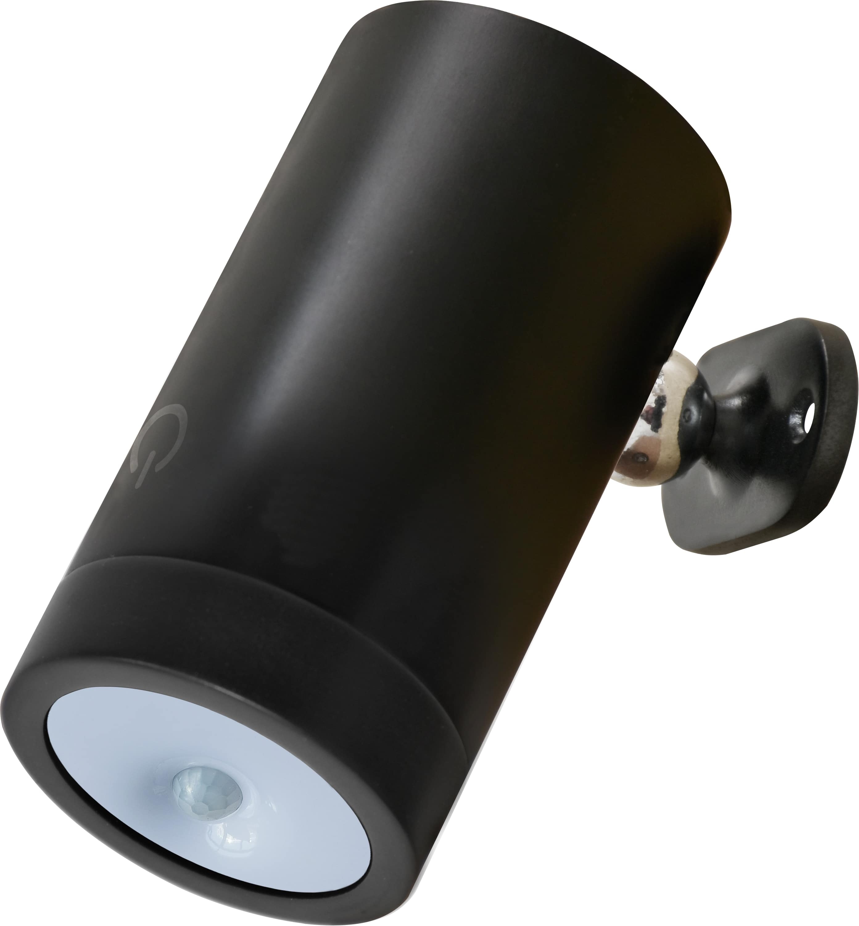 REV LED Akku Clip-Leuchte, IP54, schwarz, mit Bewegungsmelder