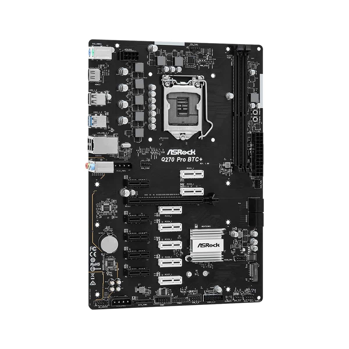 ASROCK Motherboard Q270 Pro BTC+