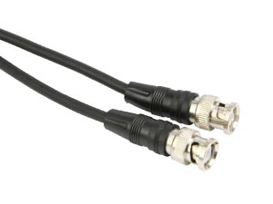 S-IMPULS BNC-Kabel, 20m, 75Ω, Stecker/Stecker, schwarz