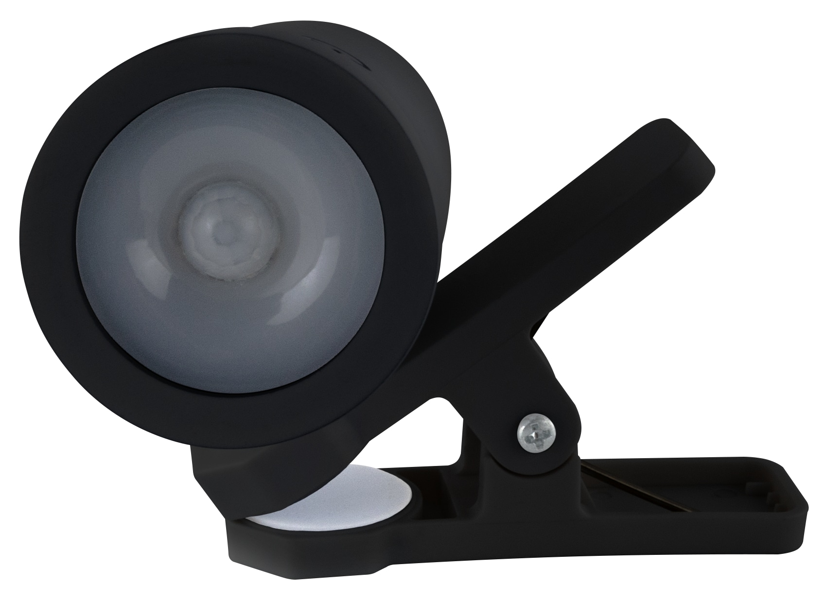 REV LED Akku Clip-Leuchte, IP54, schwarz