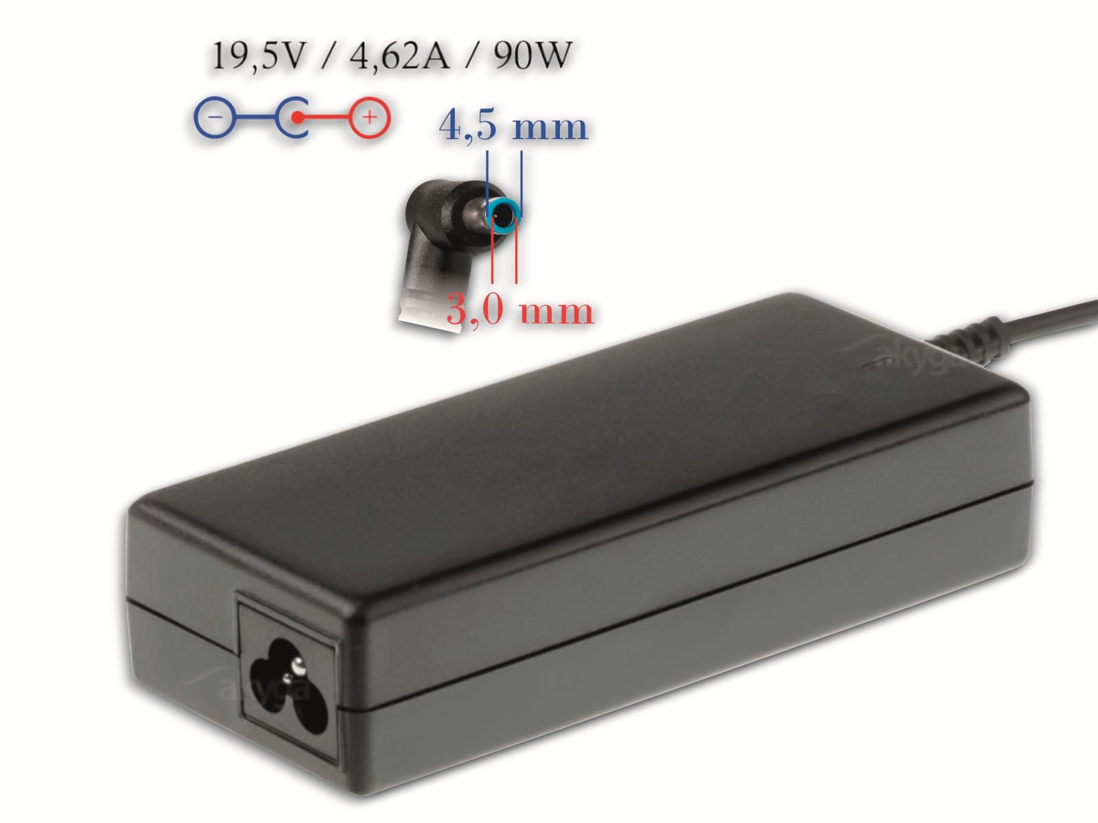 AKYGA Notebook-Netzteil AK-ND-26, 90 W, 19,5 V, 4,62 A