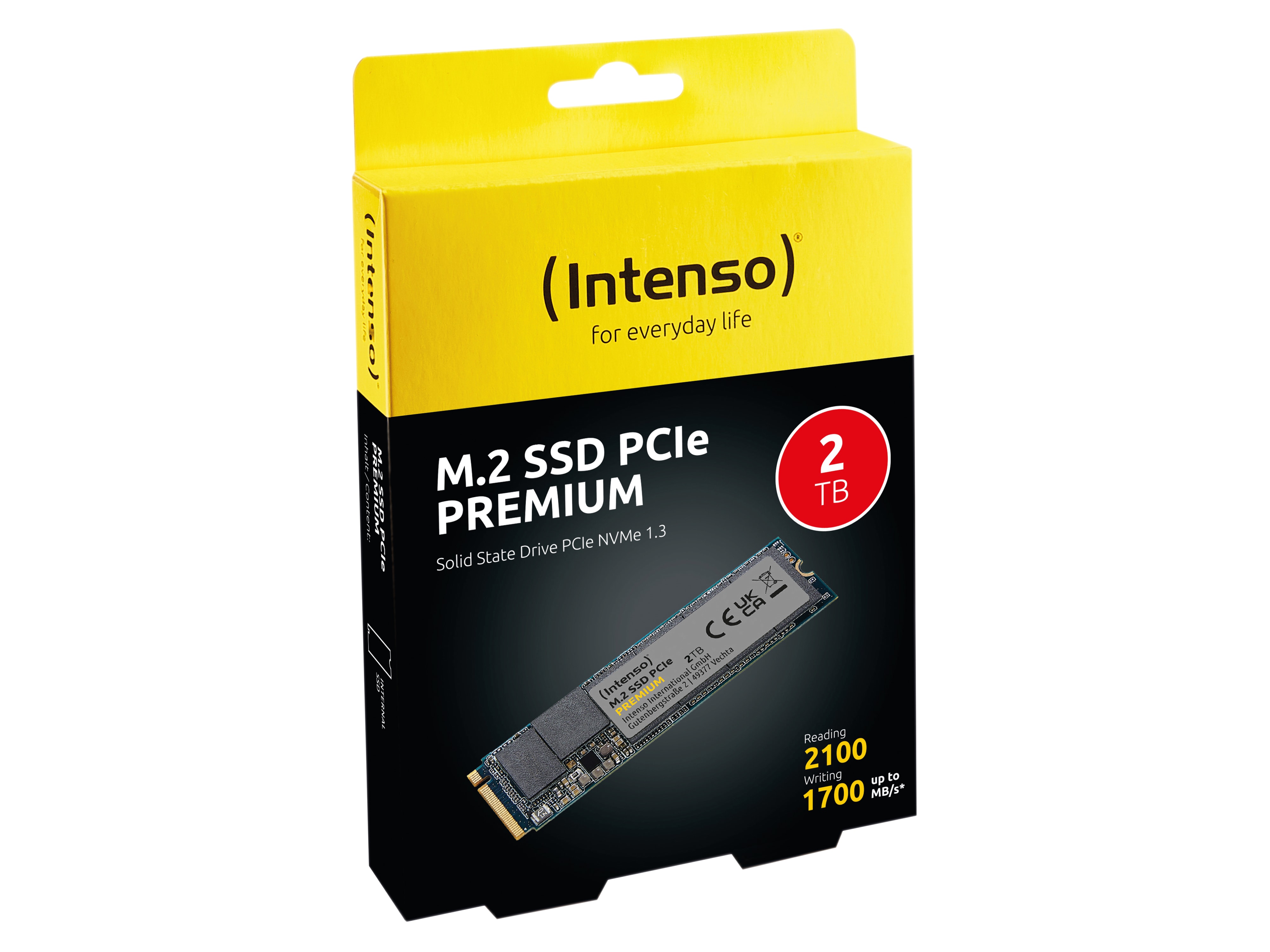 INTENSO M.2 SSD Premium, 2 TB, PCIe