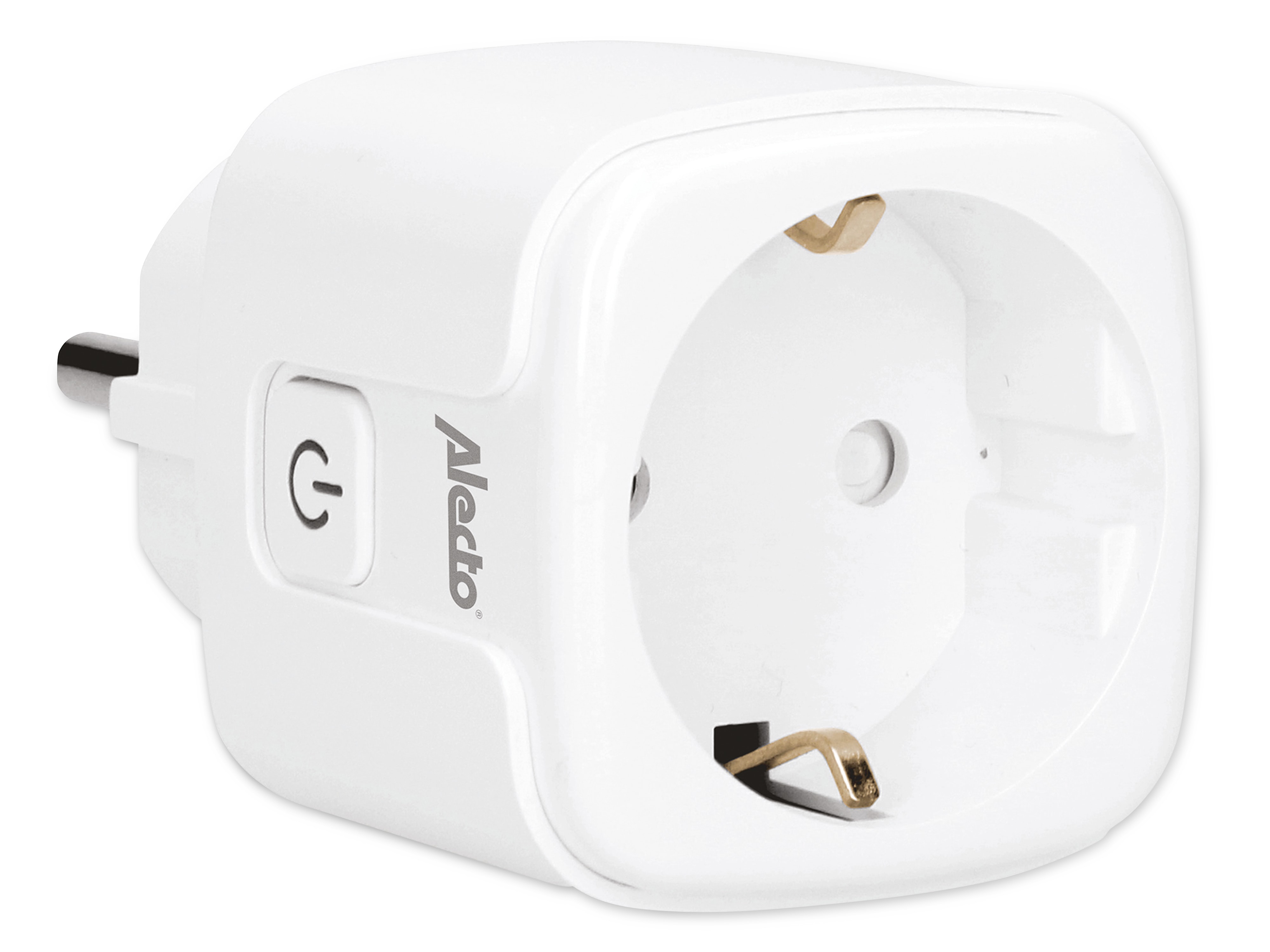 ALECTO Funksteckdose Smart-Plug20, mit Stromzähler, weiß