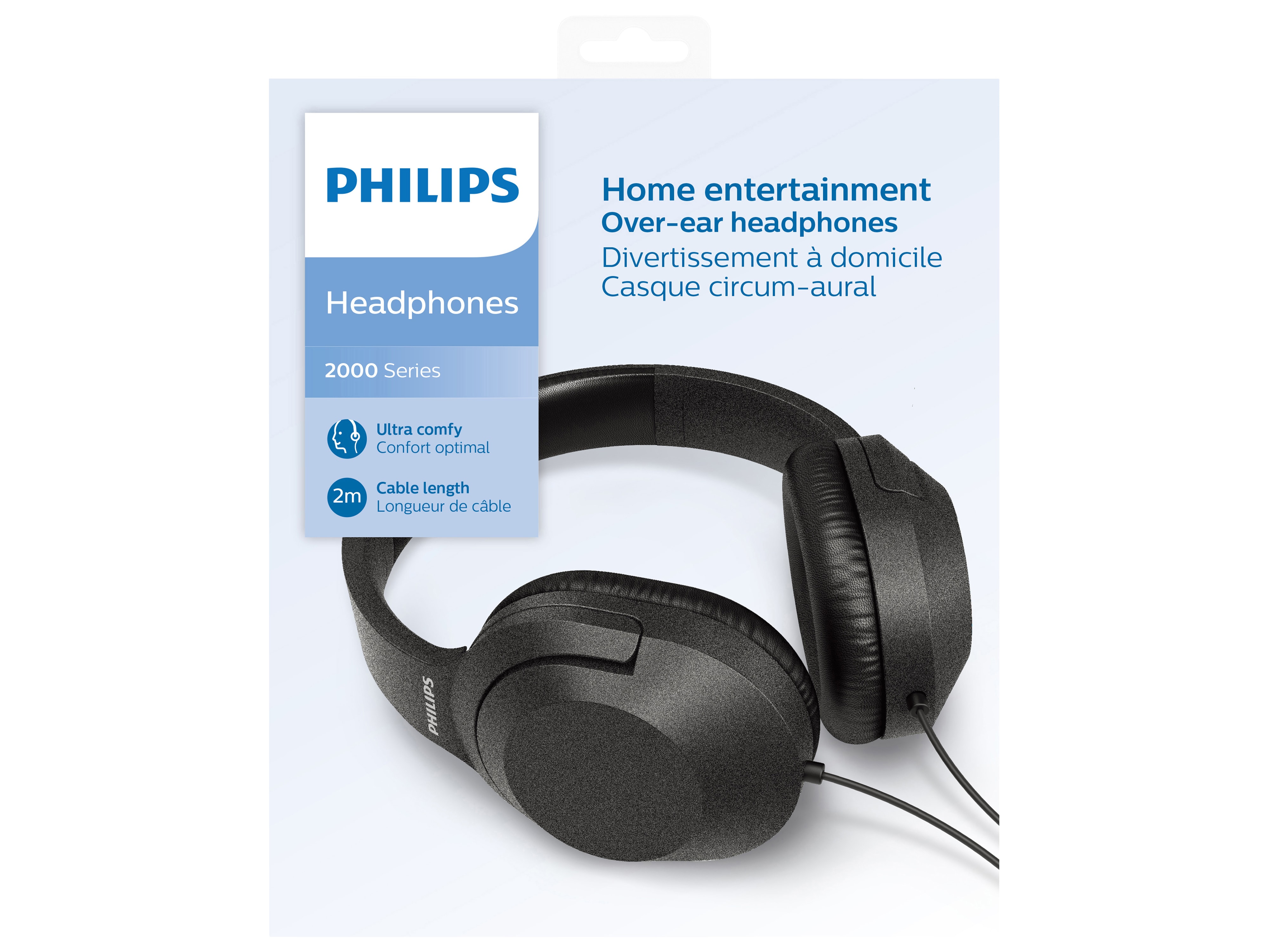 PHILIPS Kopfhörer TAH2005BK/00, Over-Ear, schwarz