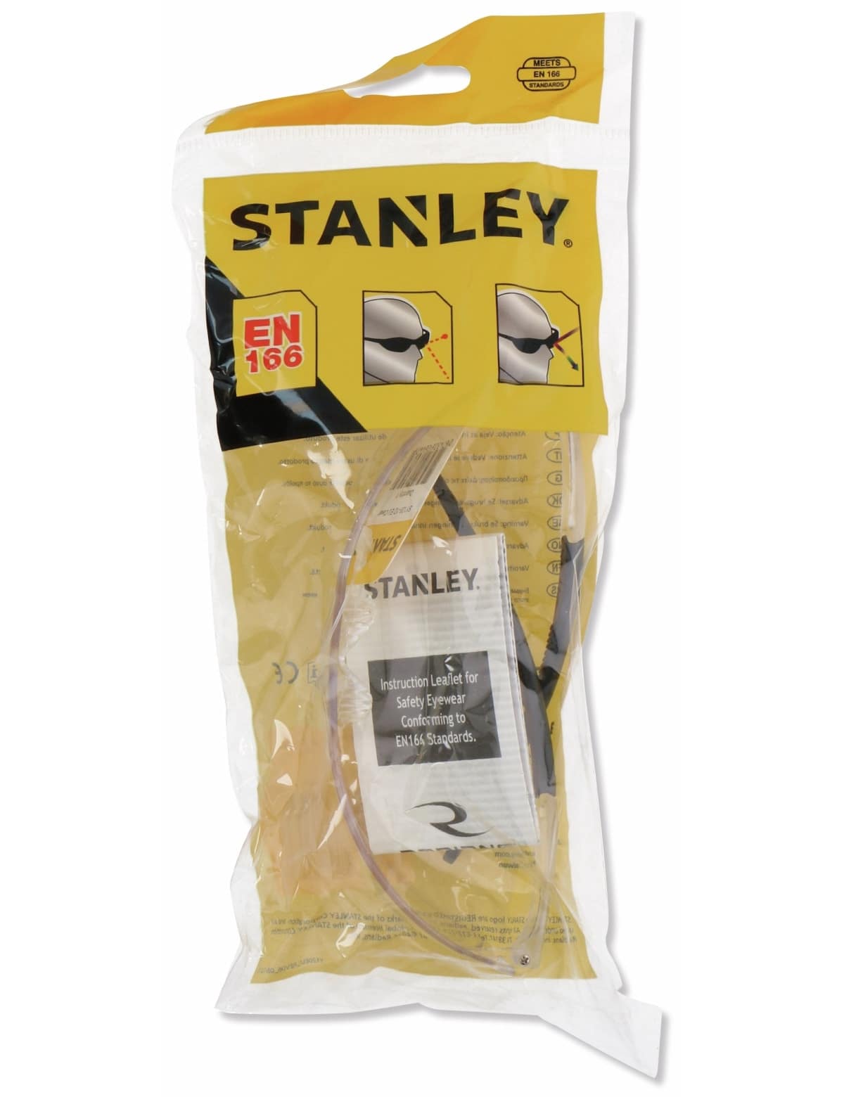 STANLEY Schutzbrille 1D clear PC Frameless, EN 166