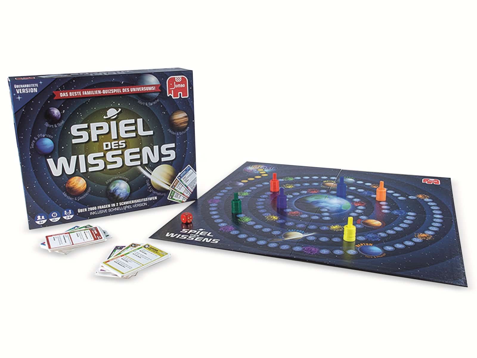 JUMBO Spiele Familienspiel, 19498, Spiel des Wissens