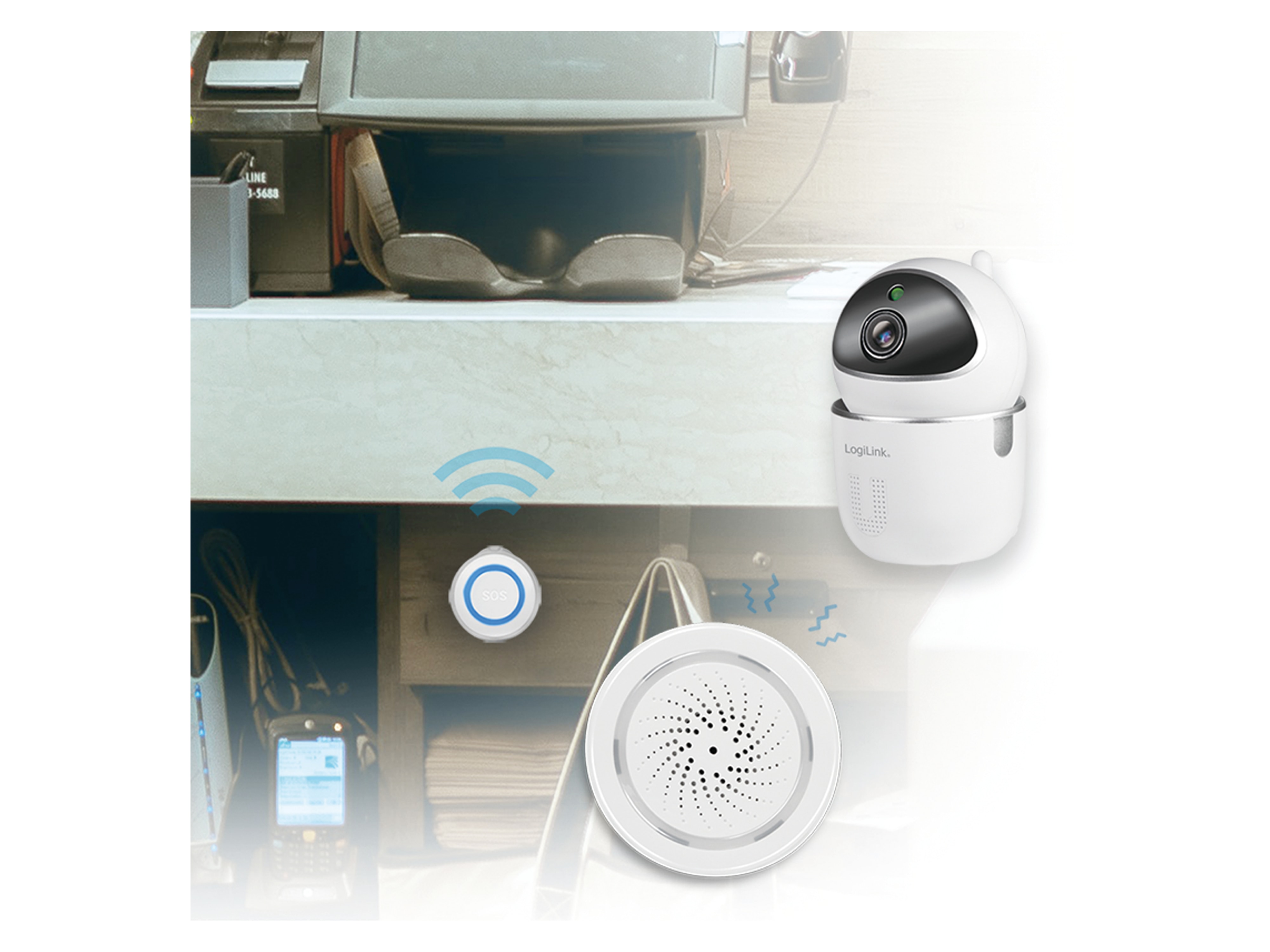 LOGILINK Wi-Fi Smart SOS-Melder SH0116